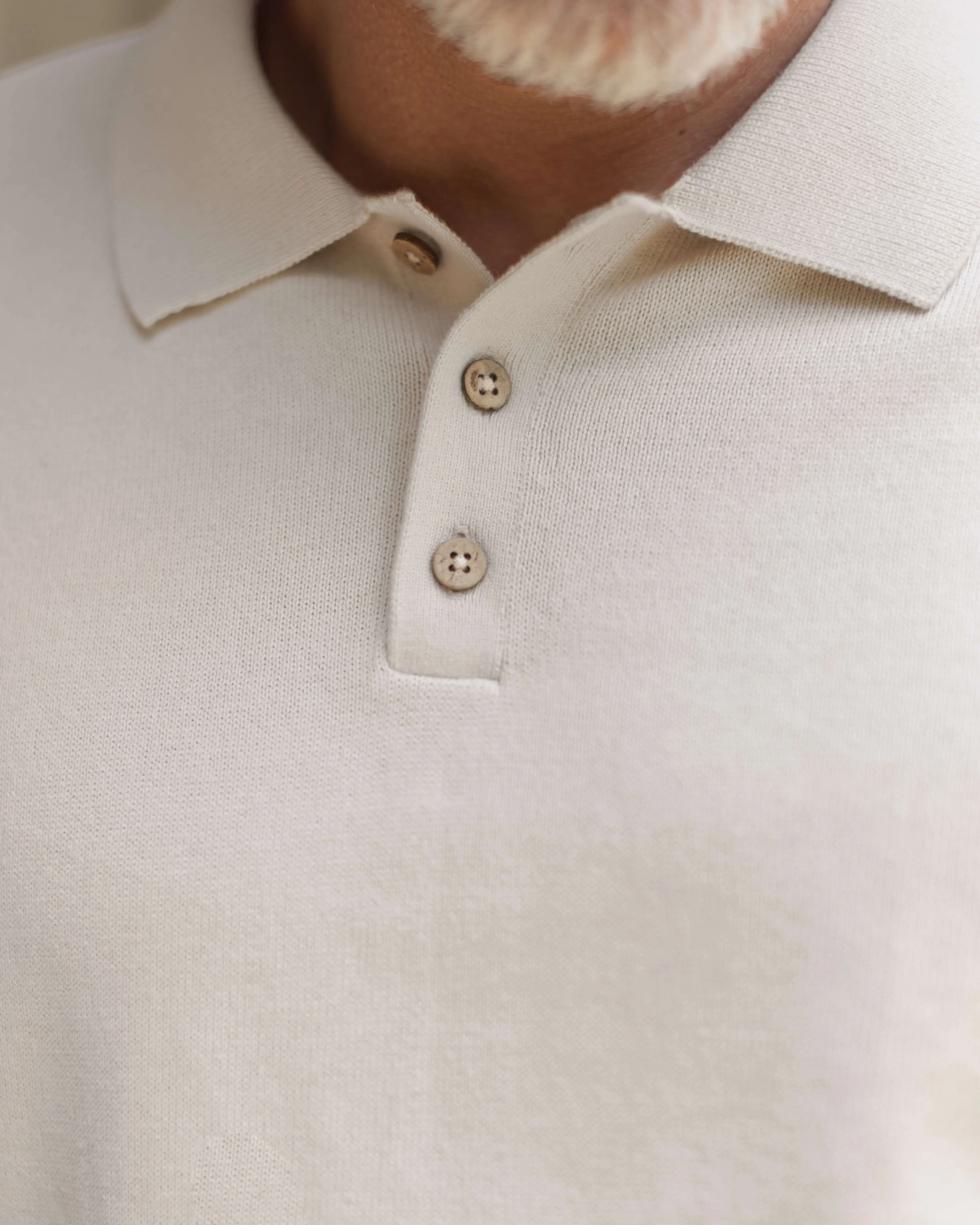 Feather Polo / Cream sold by Alex Crane product image thumbnail 4