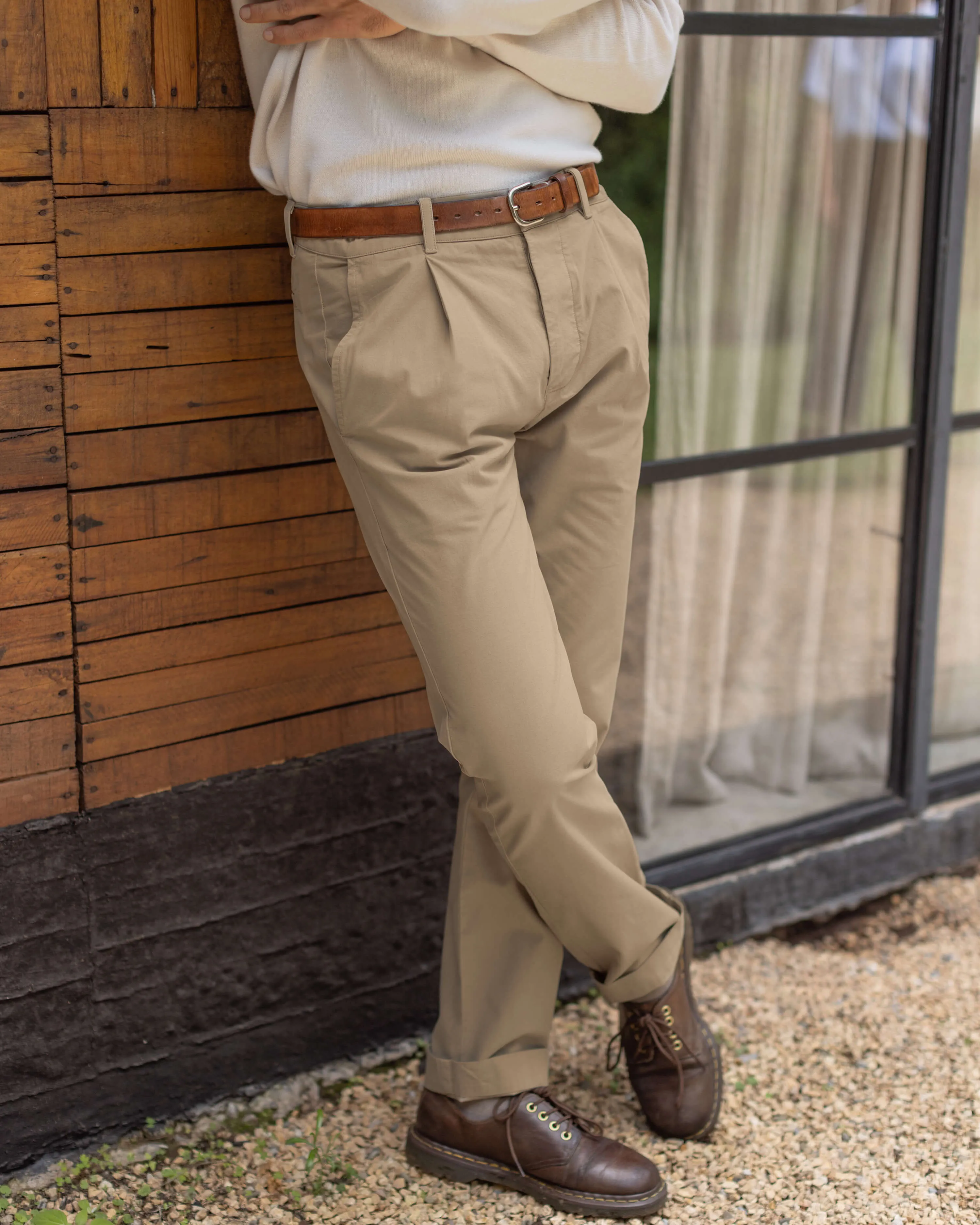Cotton Alta Trousers / Clay sold by Alex Crane product image thumbnail 2