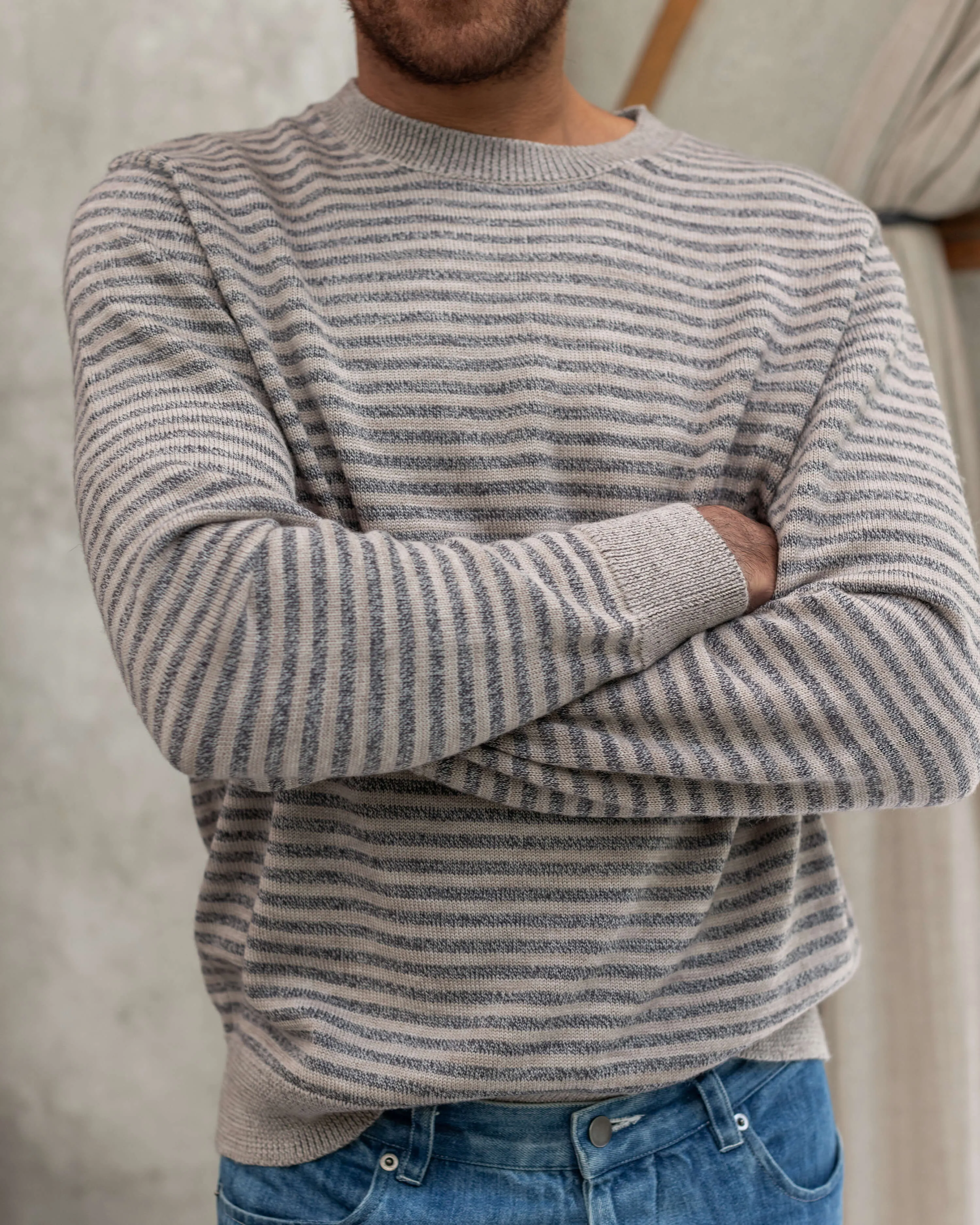 Campo Sweater / Sand Lines sold by Alex Crane product image thumbnail 4