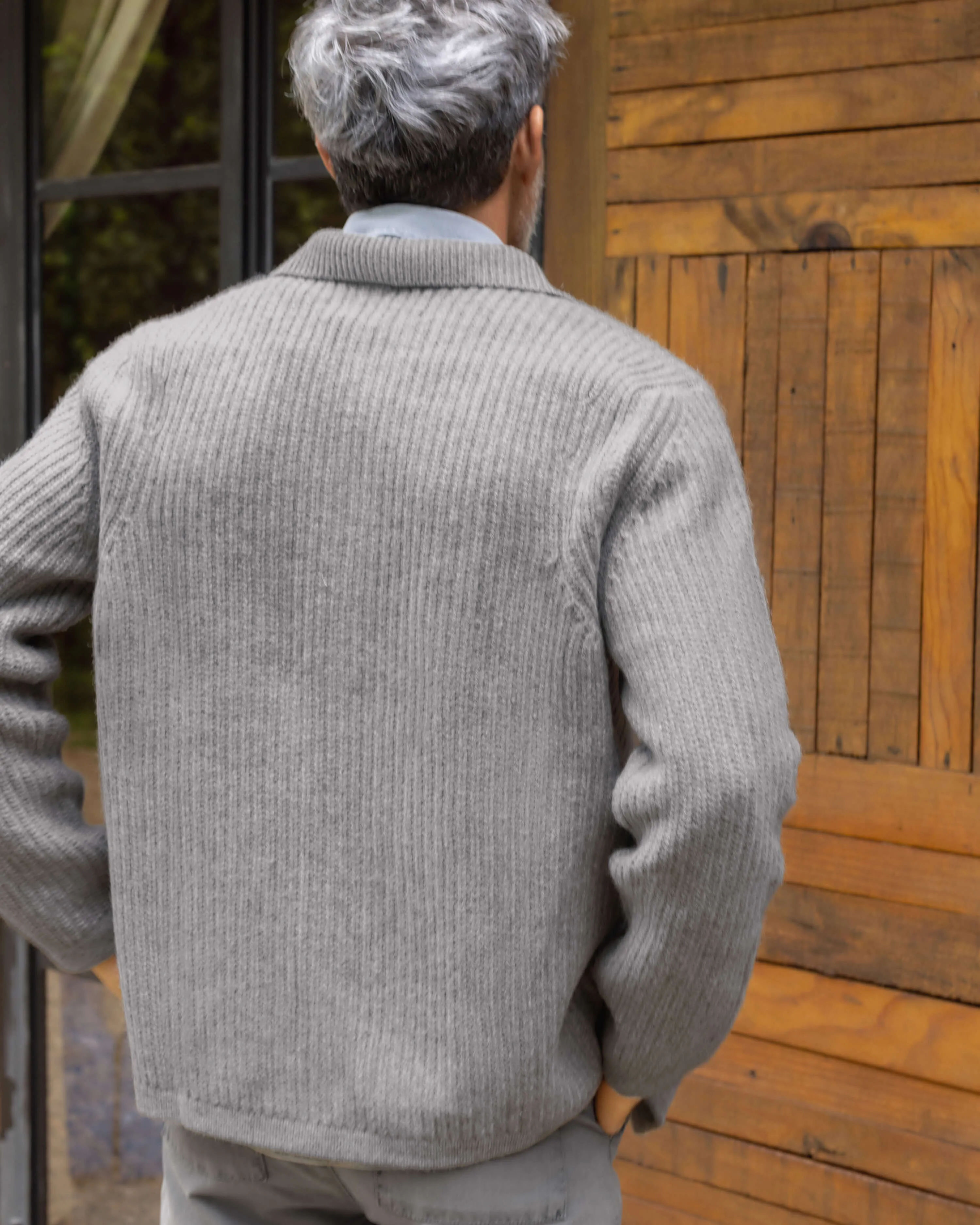 Knit Kite Jacket / Steel sold by Alex Crane product image thumbnail 5