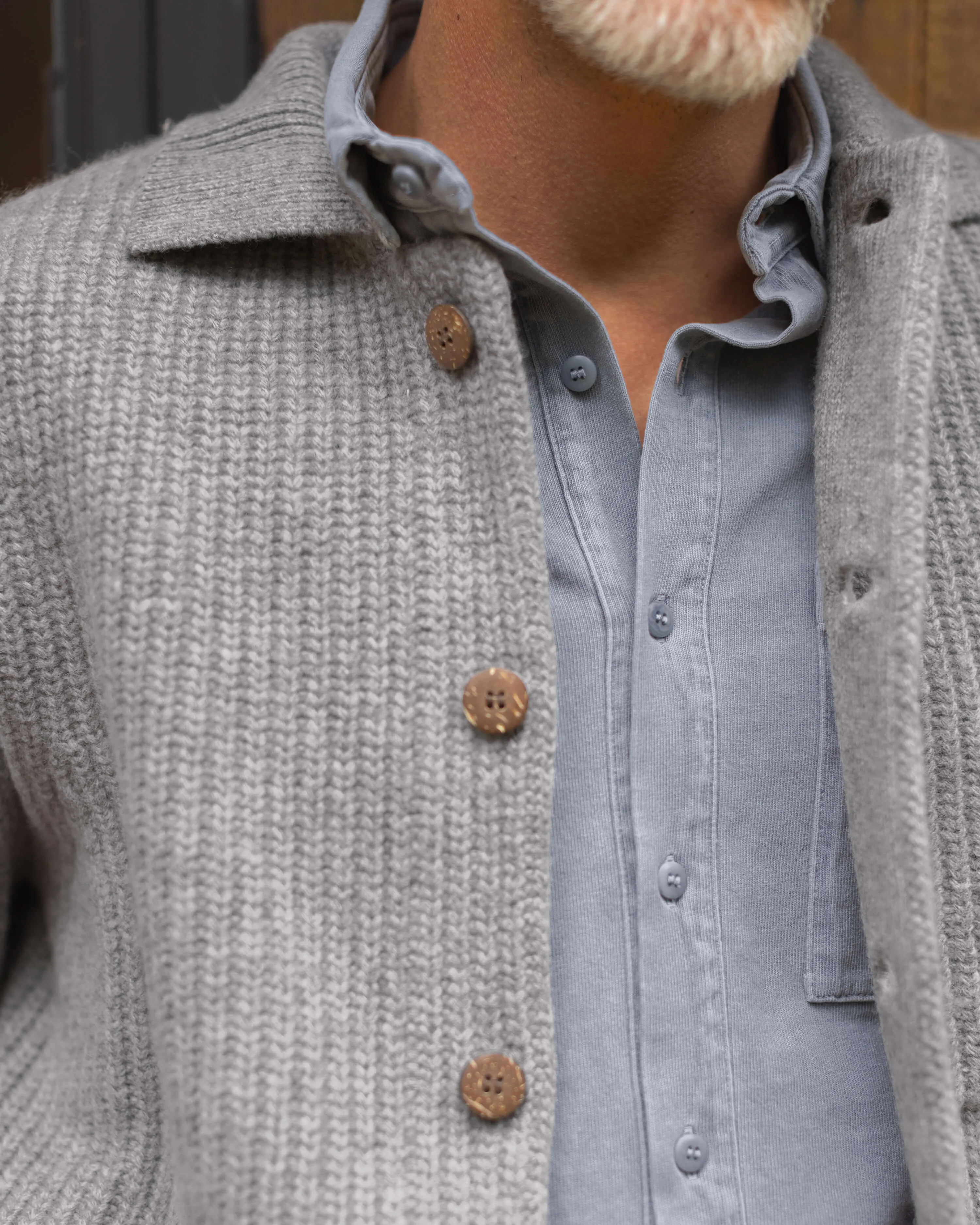 Knit Kite Jacket / Steel sold by Alex Crane product image thumbnail 3