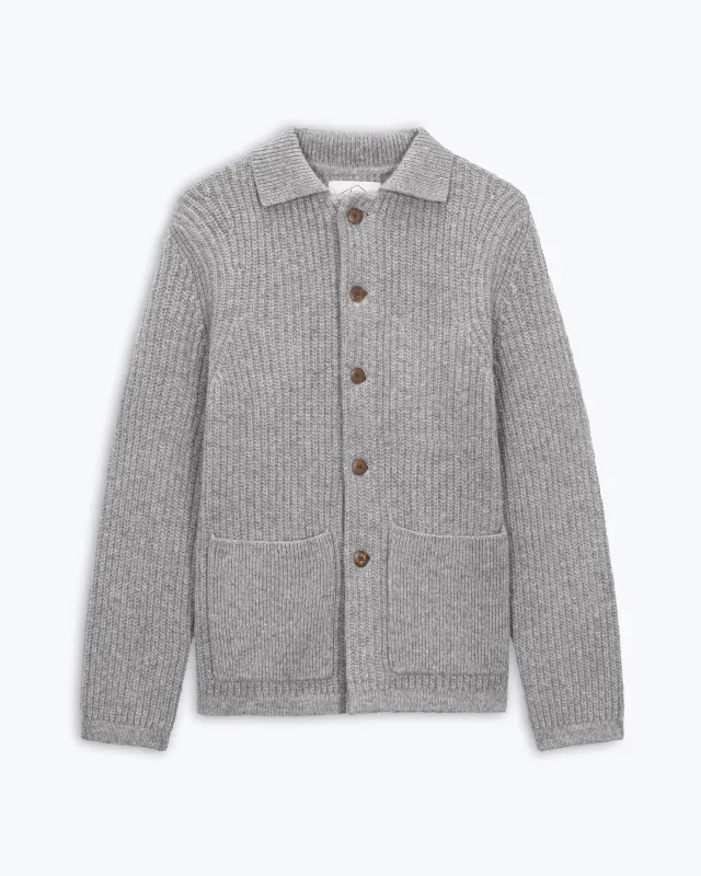 Knit Kite Jacket / Steel sold by Alex Crane