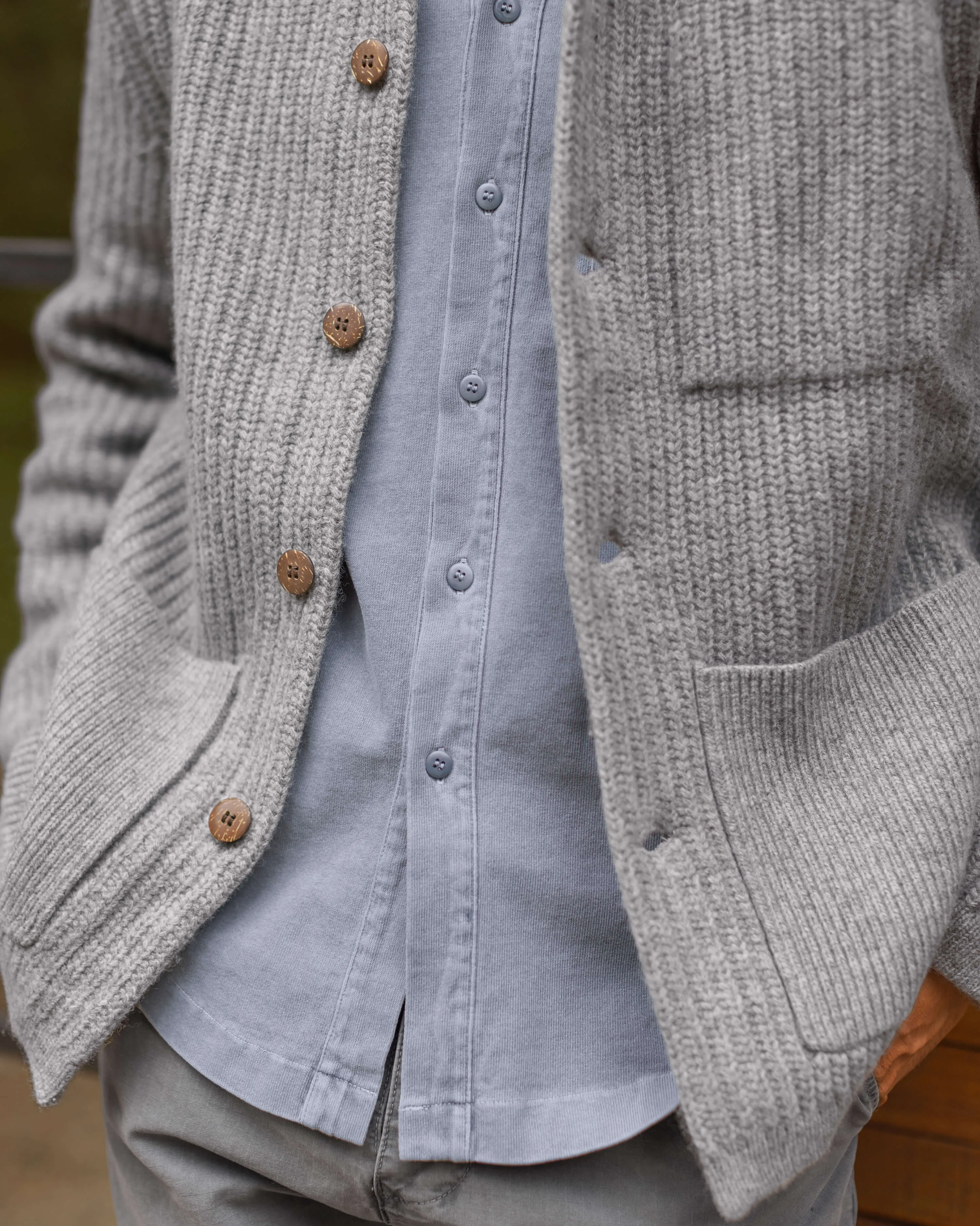 Knit Kite Jacket / Steel sold by Alex Crane product image thumbnail 4