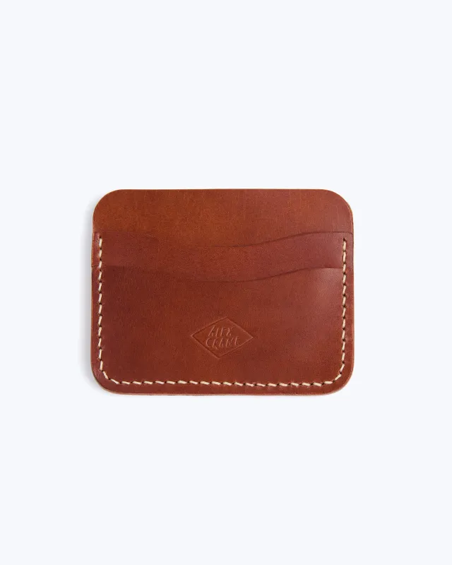 Pilot Leather Wallet / Chestnut sold by Alex Crane
