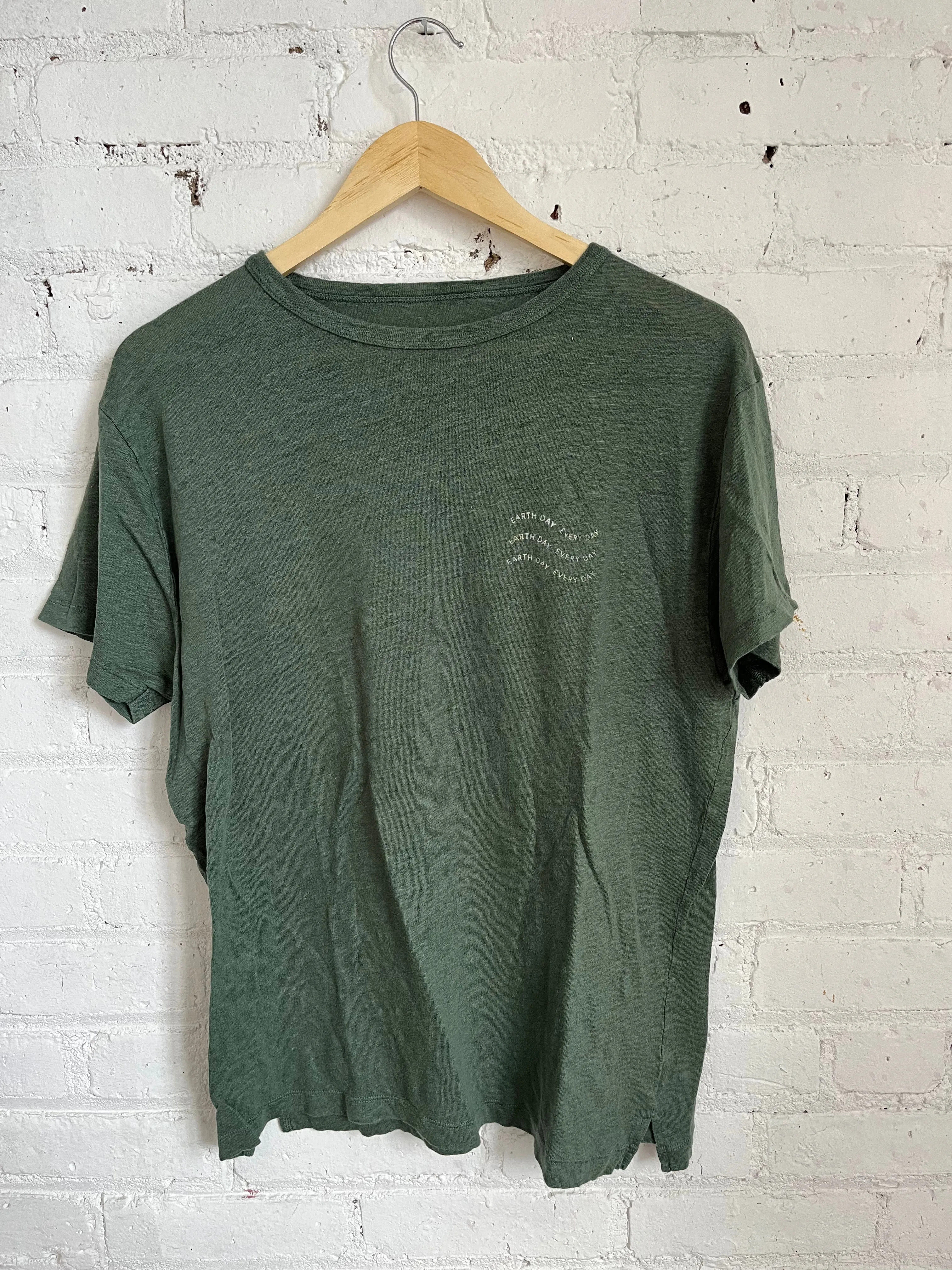 One of One / Sun Tee "Earth Day Every Day" Jade sold by Alex Crane