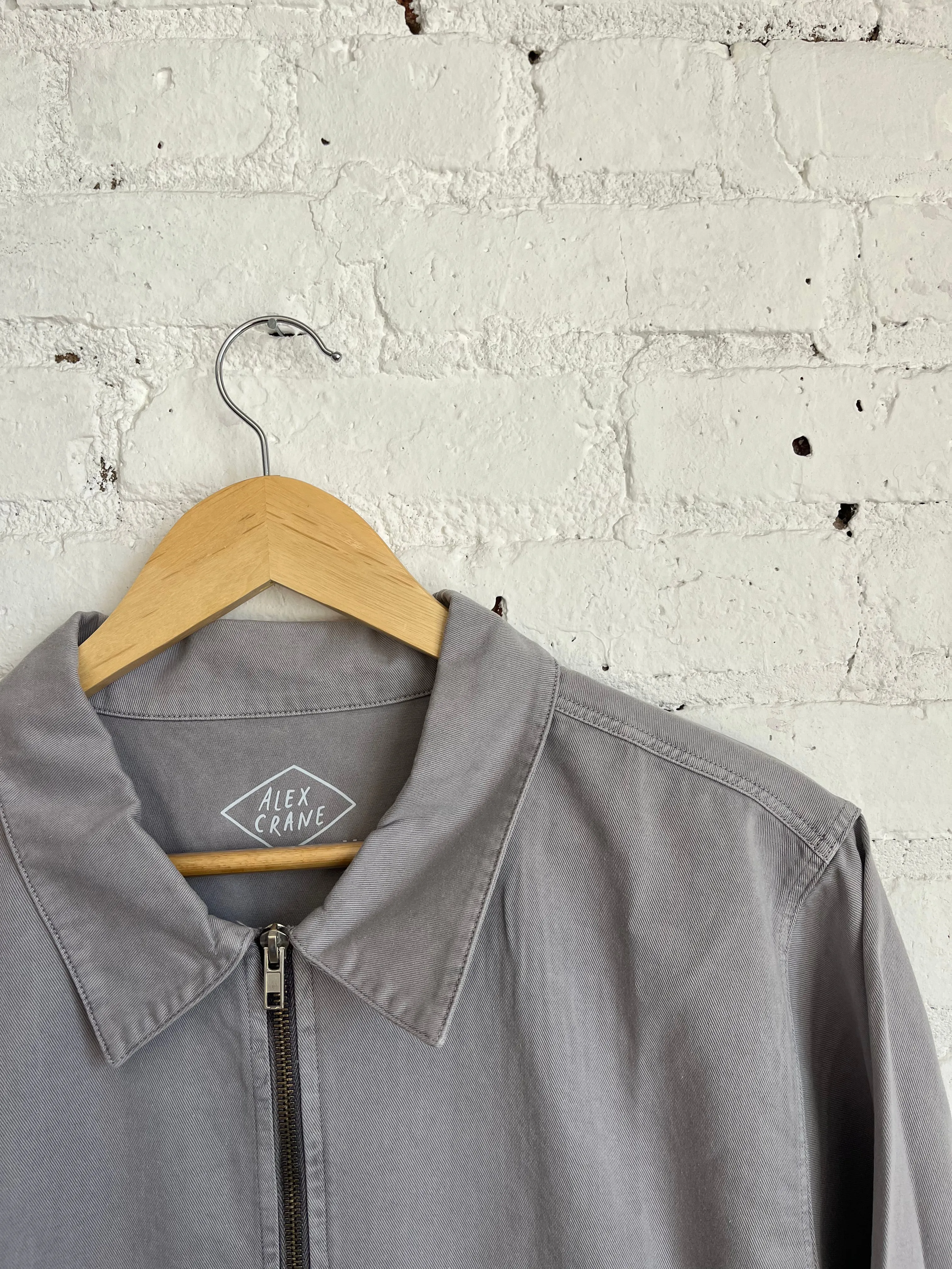 One of One / Zipper Twill Jacket Silver sold by Alex Crane product image thumbnail 2