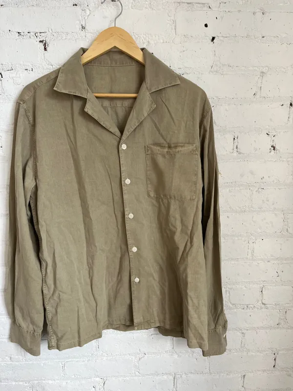 One of One / LS Featherweight Camp Collar Shirt Bronze sold by Alex Crane