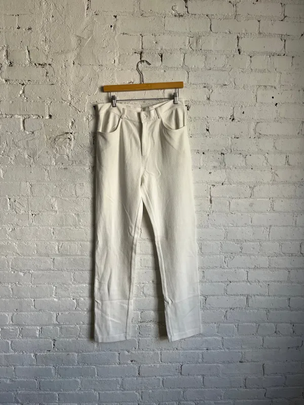One of One / Knit Cham Pants Snow Twill sold by Alex Crane