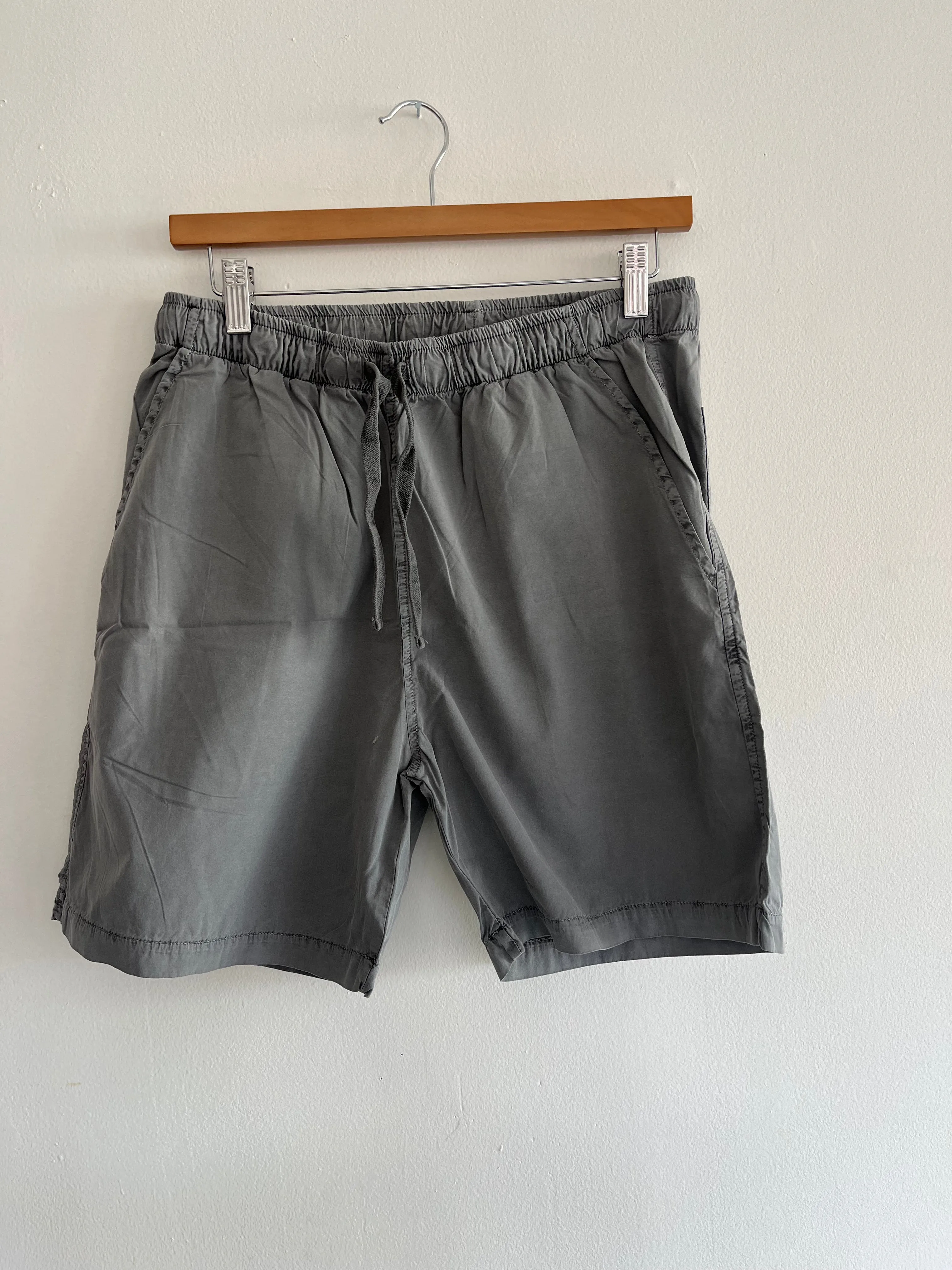 One of One / Featherweight Woven Cotton Bo Short Iron Gate sold by Alex Crane