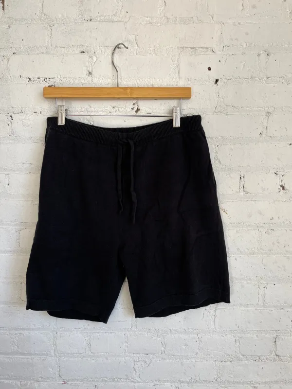 One of One / Feather Organic Cotton Knit Full Fashioned Shorts Night made by Alex Crane