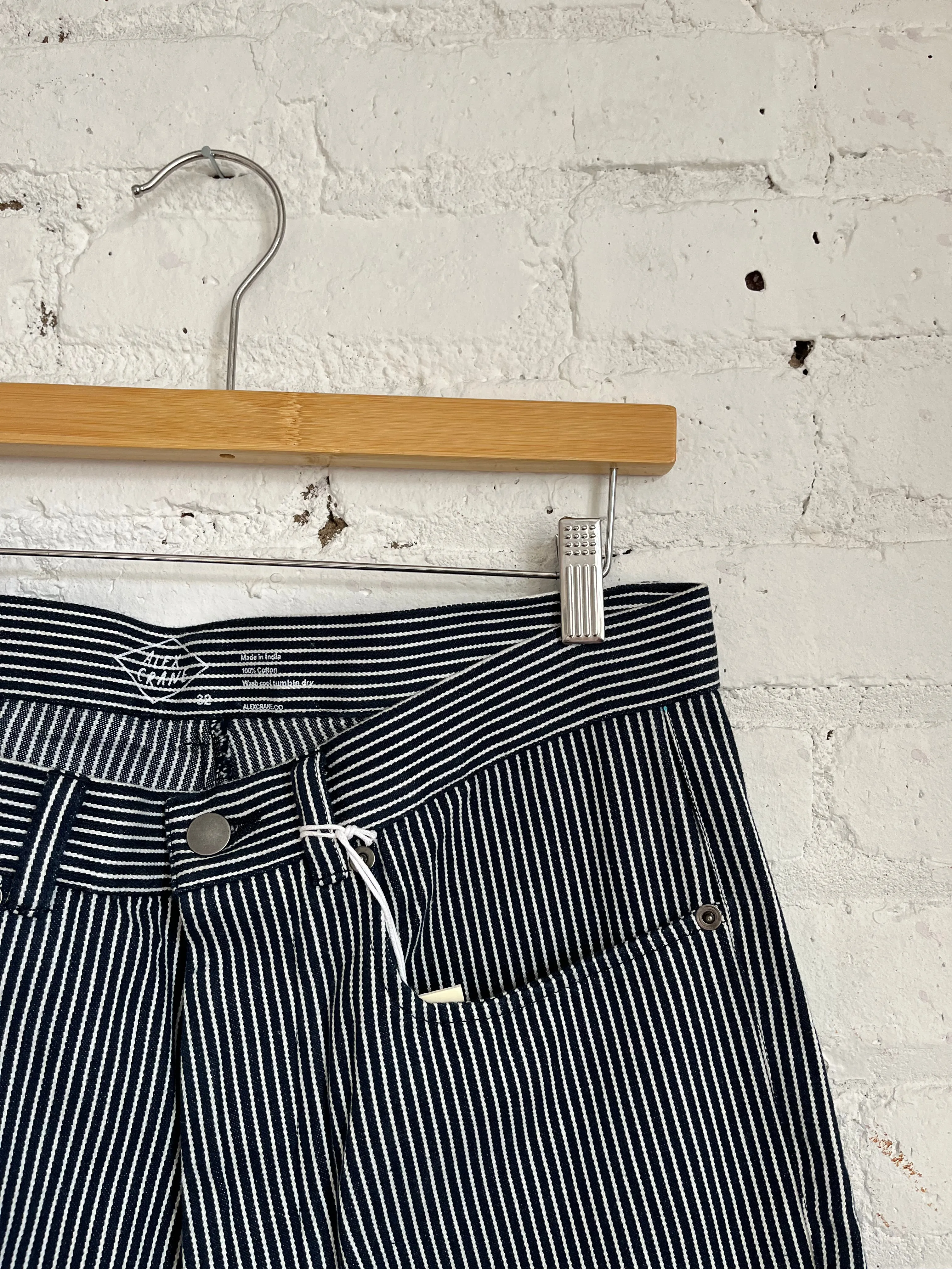 One of One / Cotton Cham Pant Hickory Stripe sold by Alex Crane product image thumbnail 2