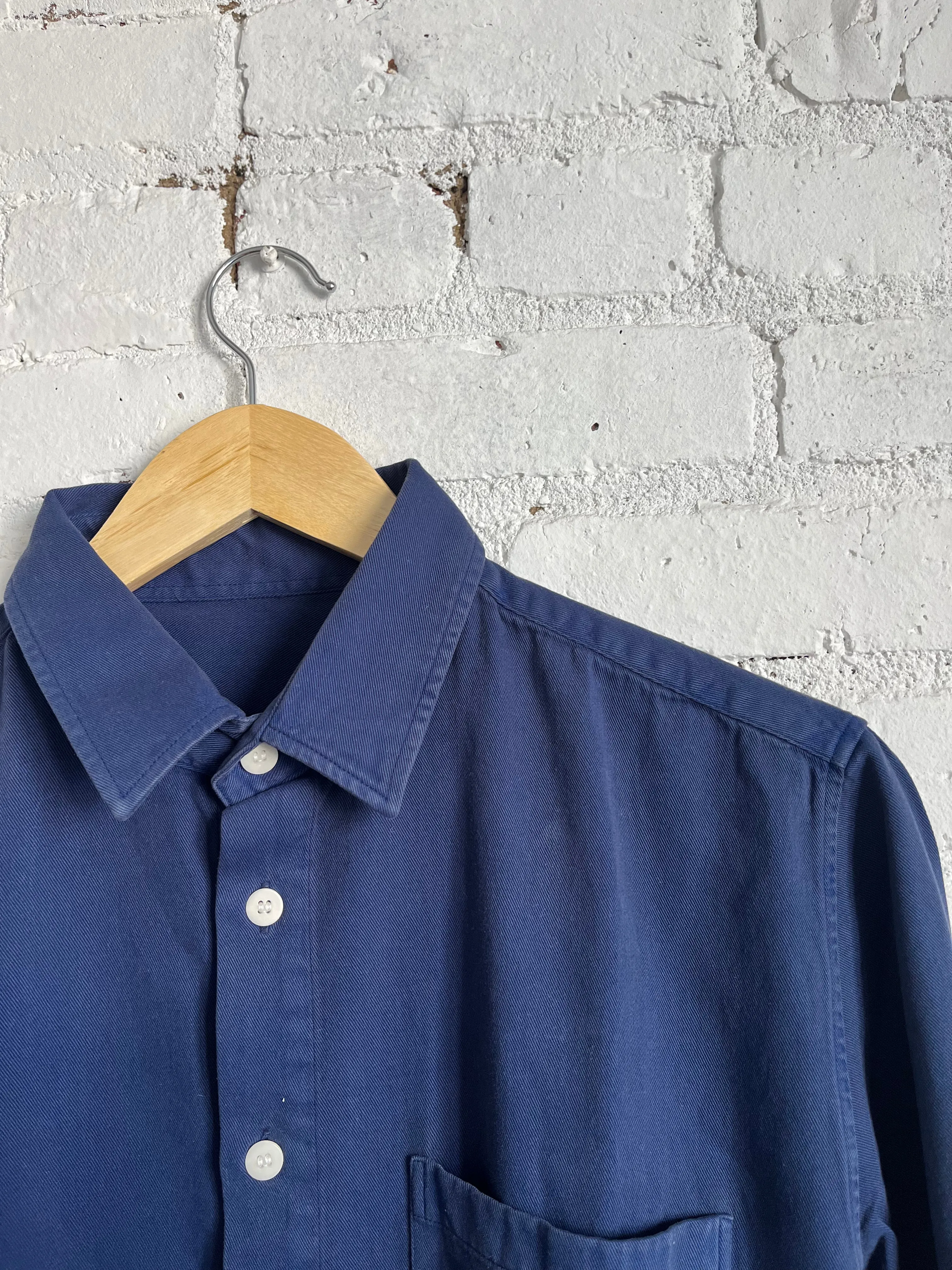 One of One / Cotton Twill Shirt Indigo sold by Alex Crane product image thumbnail 2