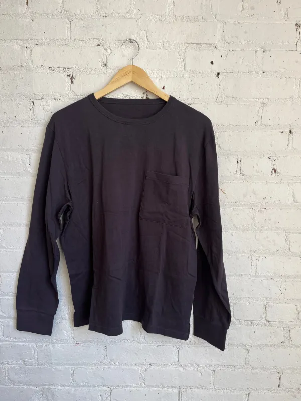 One of One / Cotton LS Pocket Tee Ash sold by Alex Crane