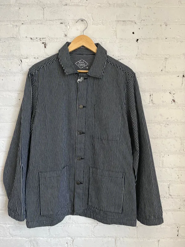 One of One / Cotton Kite Jacket Hickory Stripe sold by Alex Crane