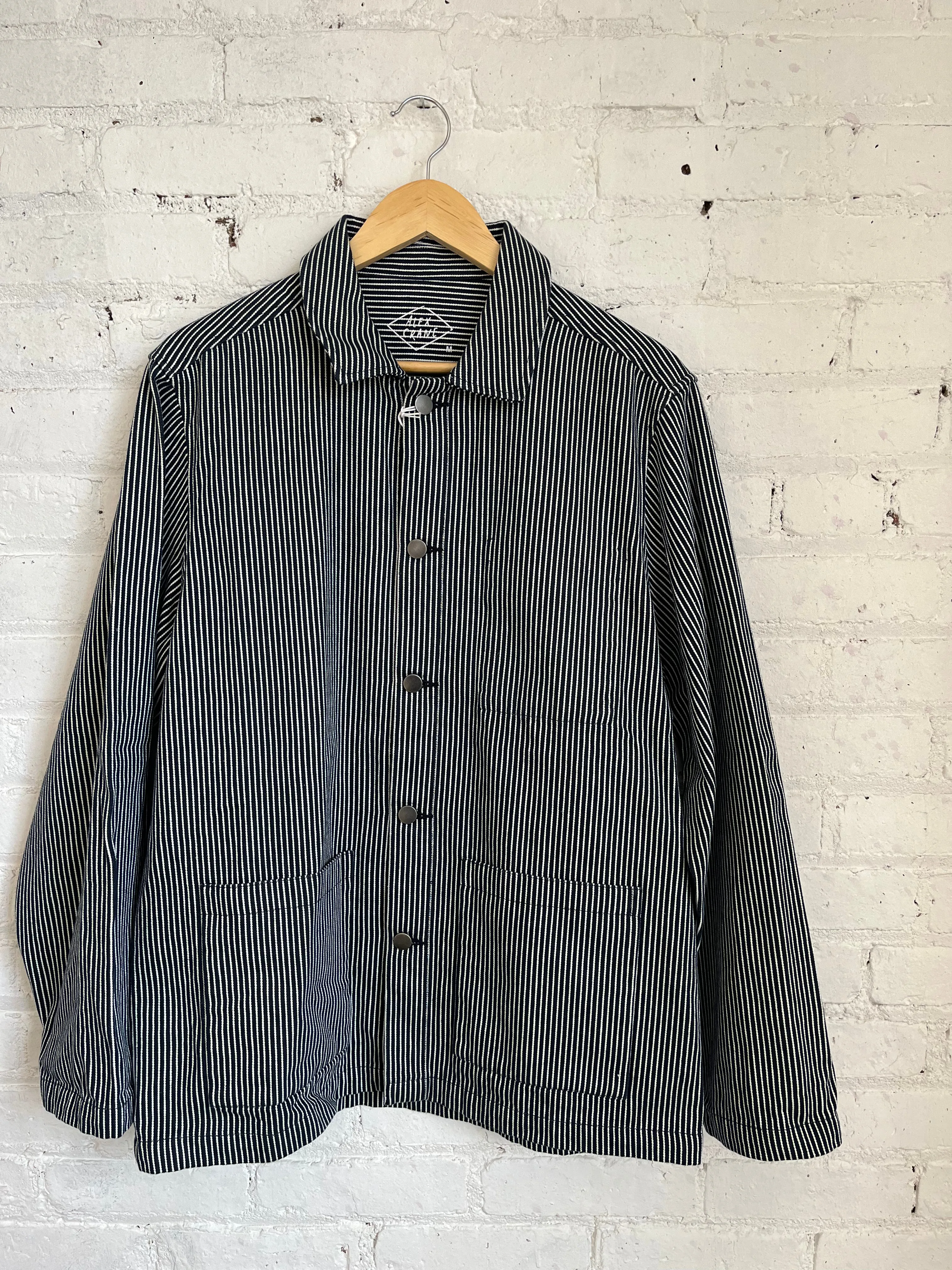 One of One / Cotton Kite Jacket Hickory Stripe sold by Alex Crane