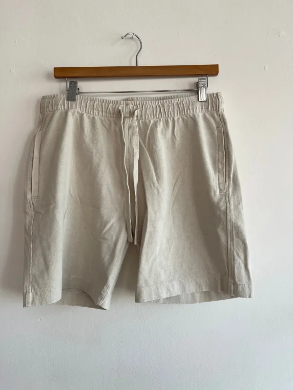 One of One / Caza Knit Shorts Cream sold by Alex Crane