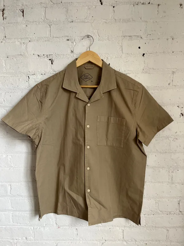 One of One / Canvas Camp Collar Shirt Bronze sold by Alex Crane
