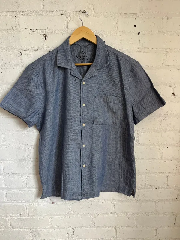 One of One / Camp Collar Shirt Denim sold by Alex Crane