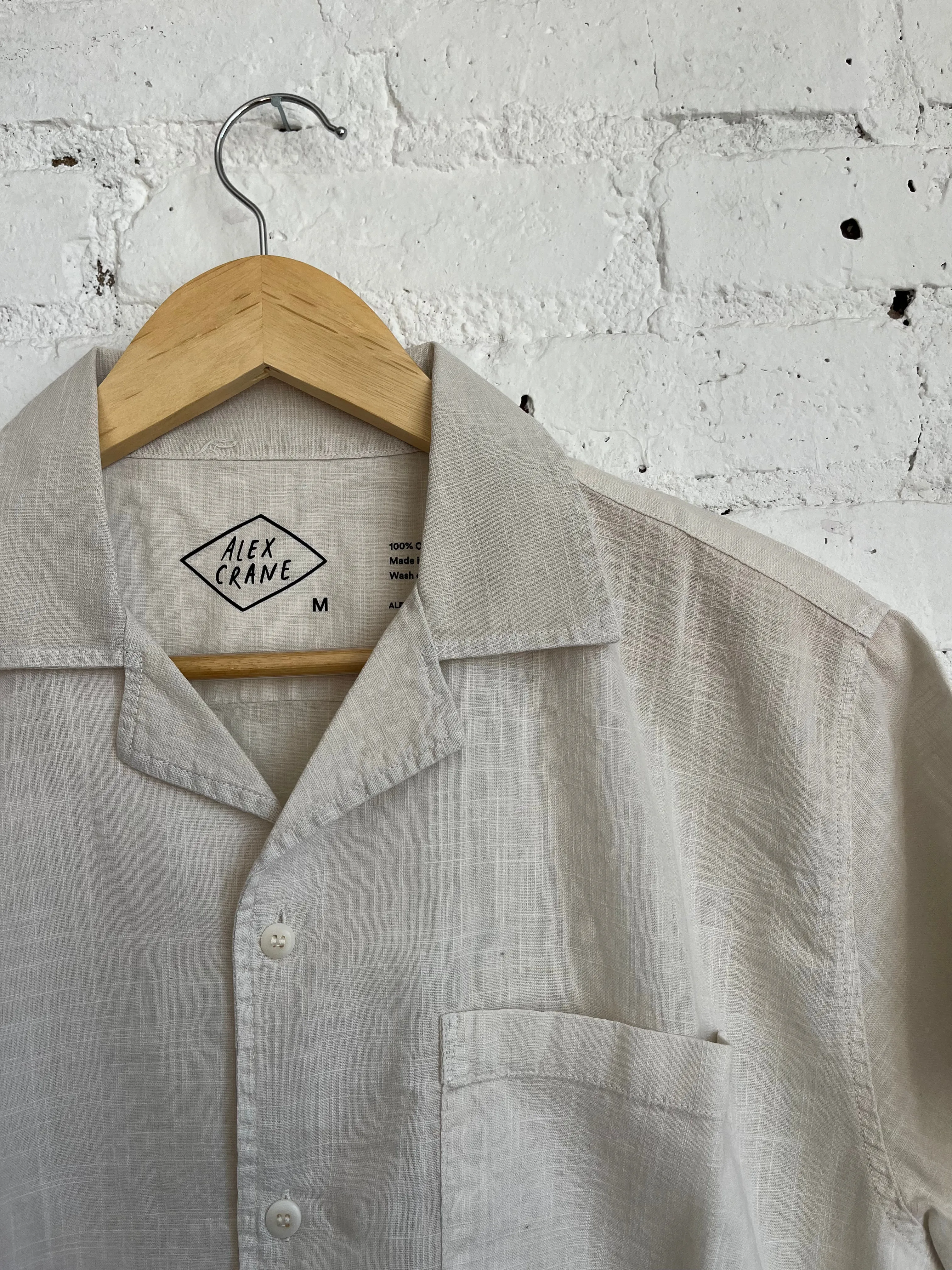 One of One / Air Cotton Camp Collar Shirt Silver sold by Alex Crane product image thumbnail 2