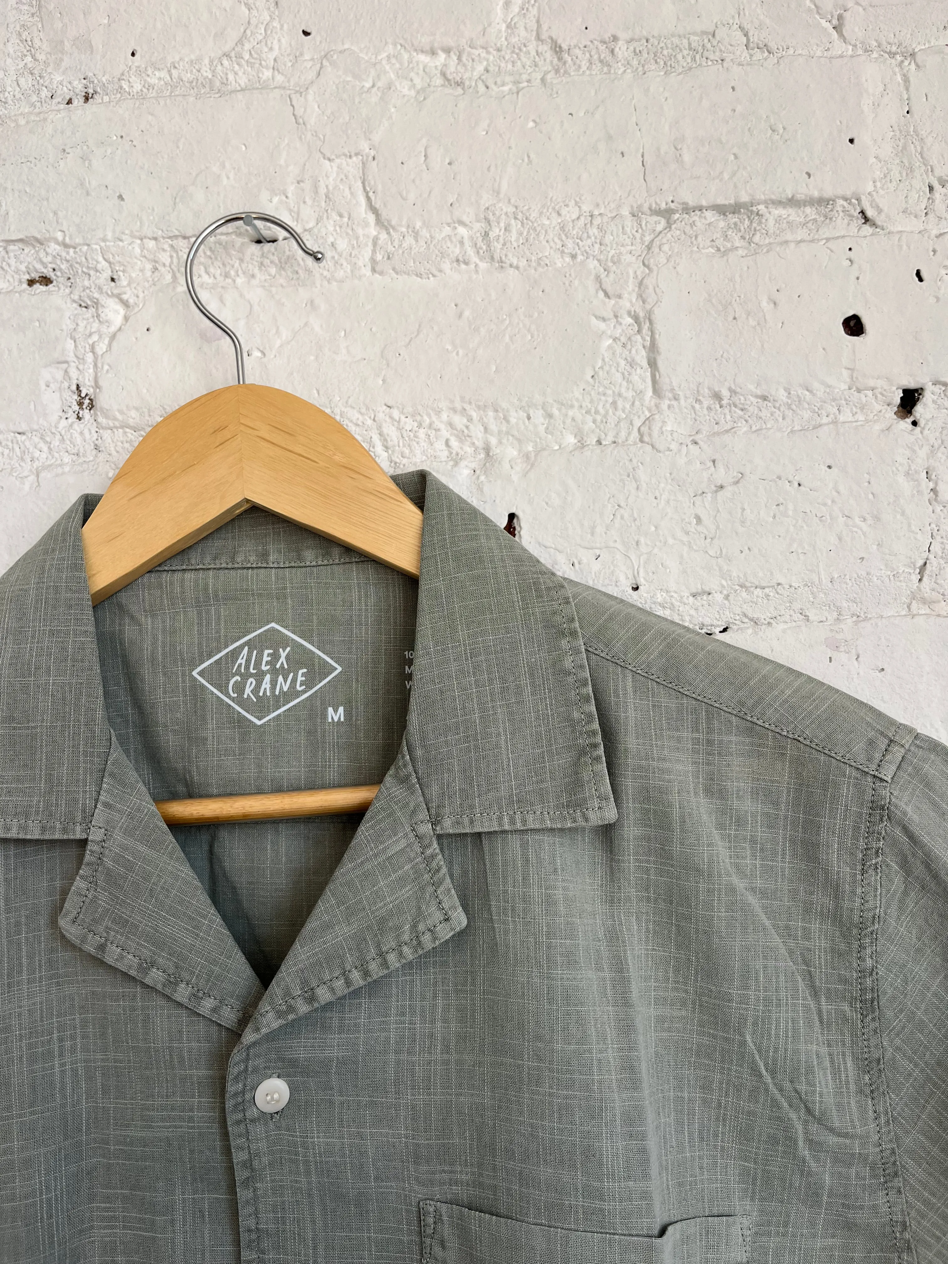One of One / Air Cotton Camp Collar Shirt Riverstone sold by Alex Crane