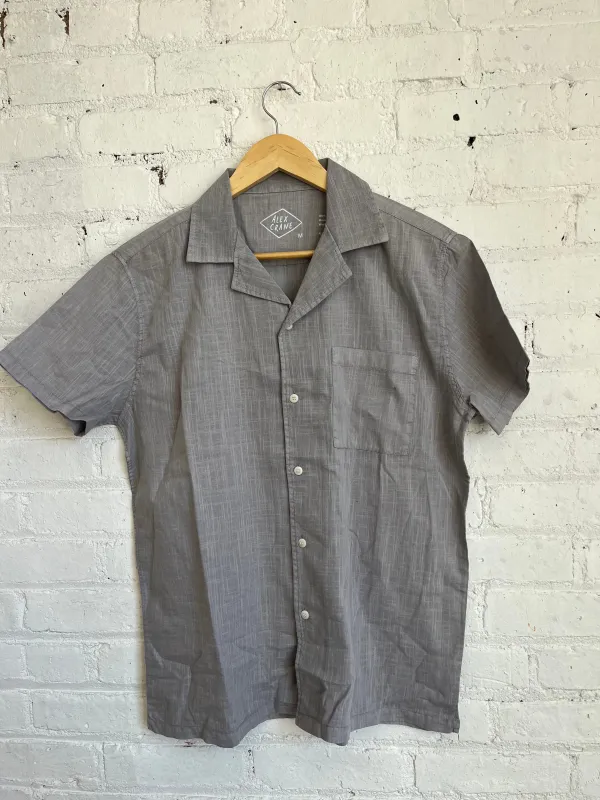 One of One / Air Cotton Camp Collar Shirt Iron Gate sold by Alex Crane
