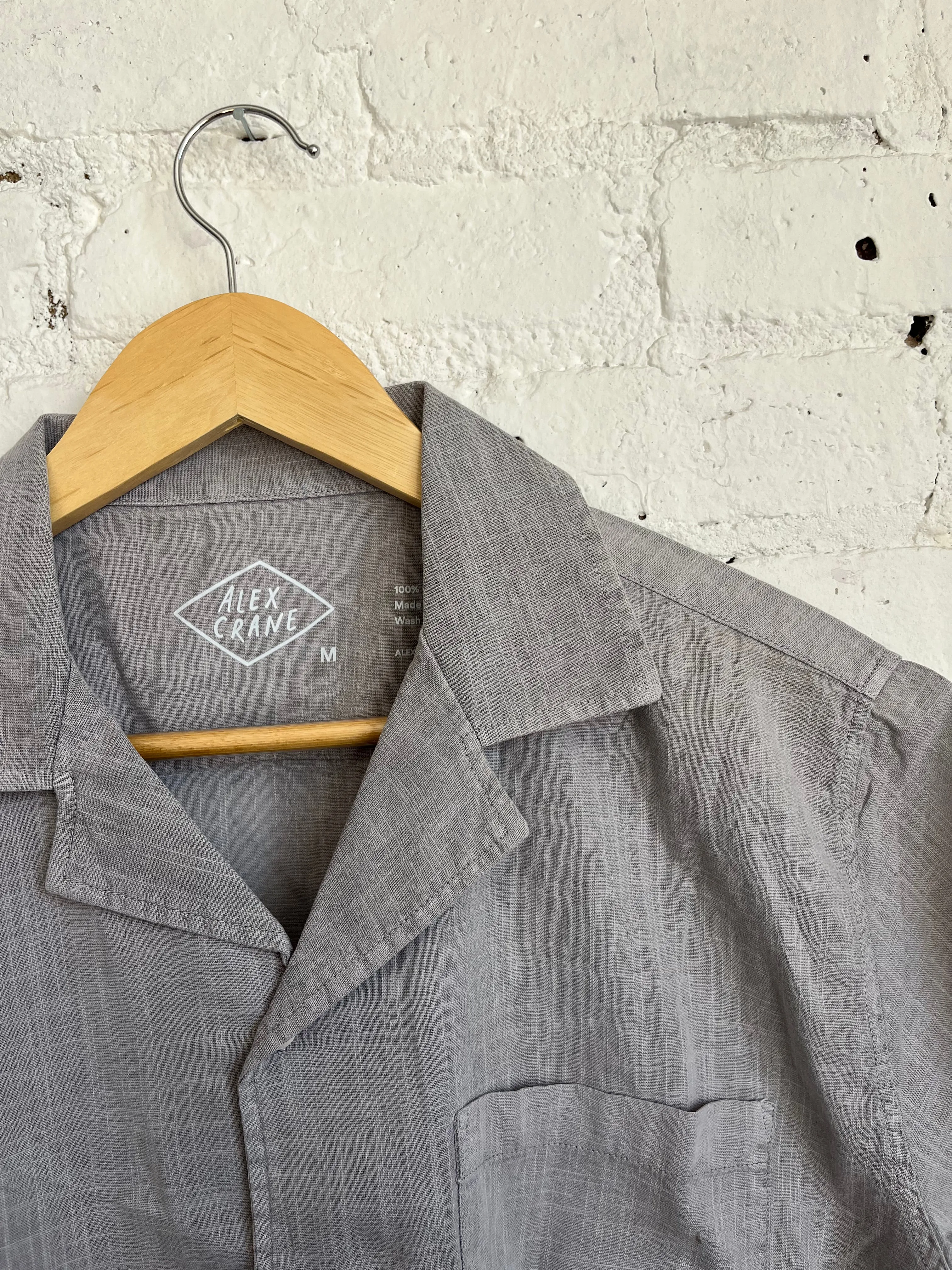 One of One / Air Cotton Camp Collar Shirt Iron Gate sold by Alex Crane product image thumbnail 2