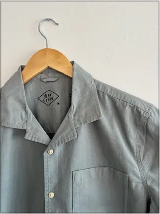 One of One / Canvas Camp Collar Shirt Riverstone sold by Alex Crane product image thumbnail 2