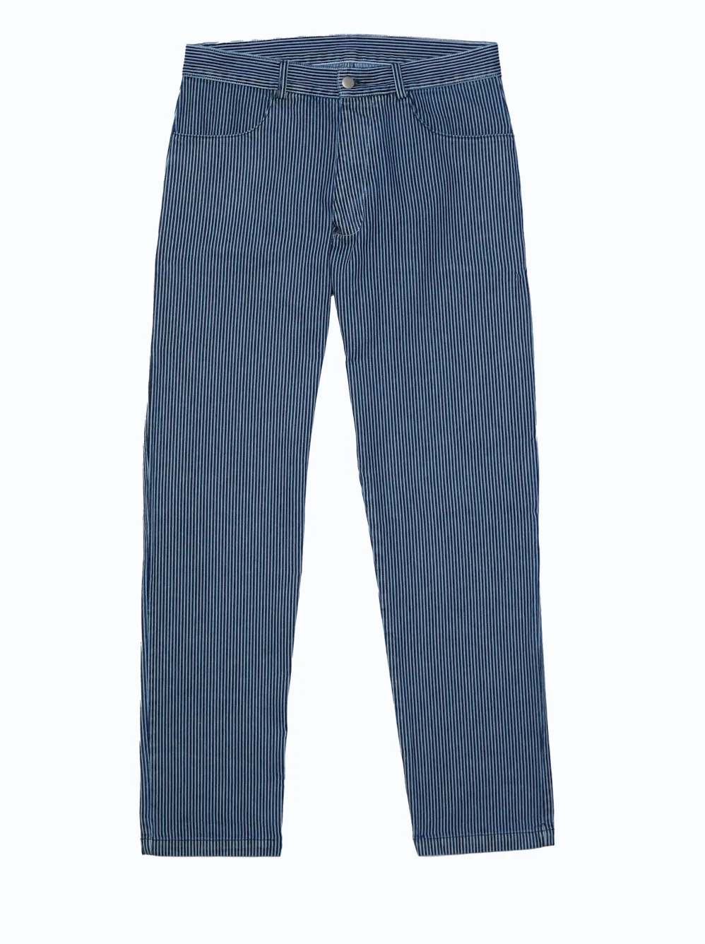 One of One / Denim Cham Pants Indigo Lines sold by Alex Crane