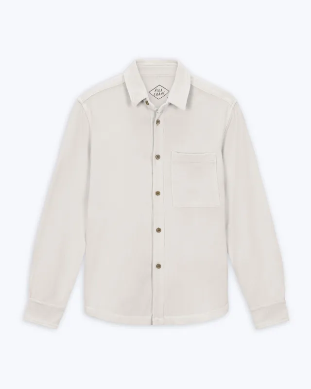 One of One / Caza Knit Shirt Cream sold by Alex Crane