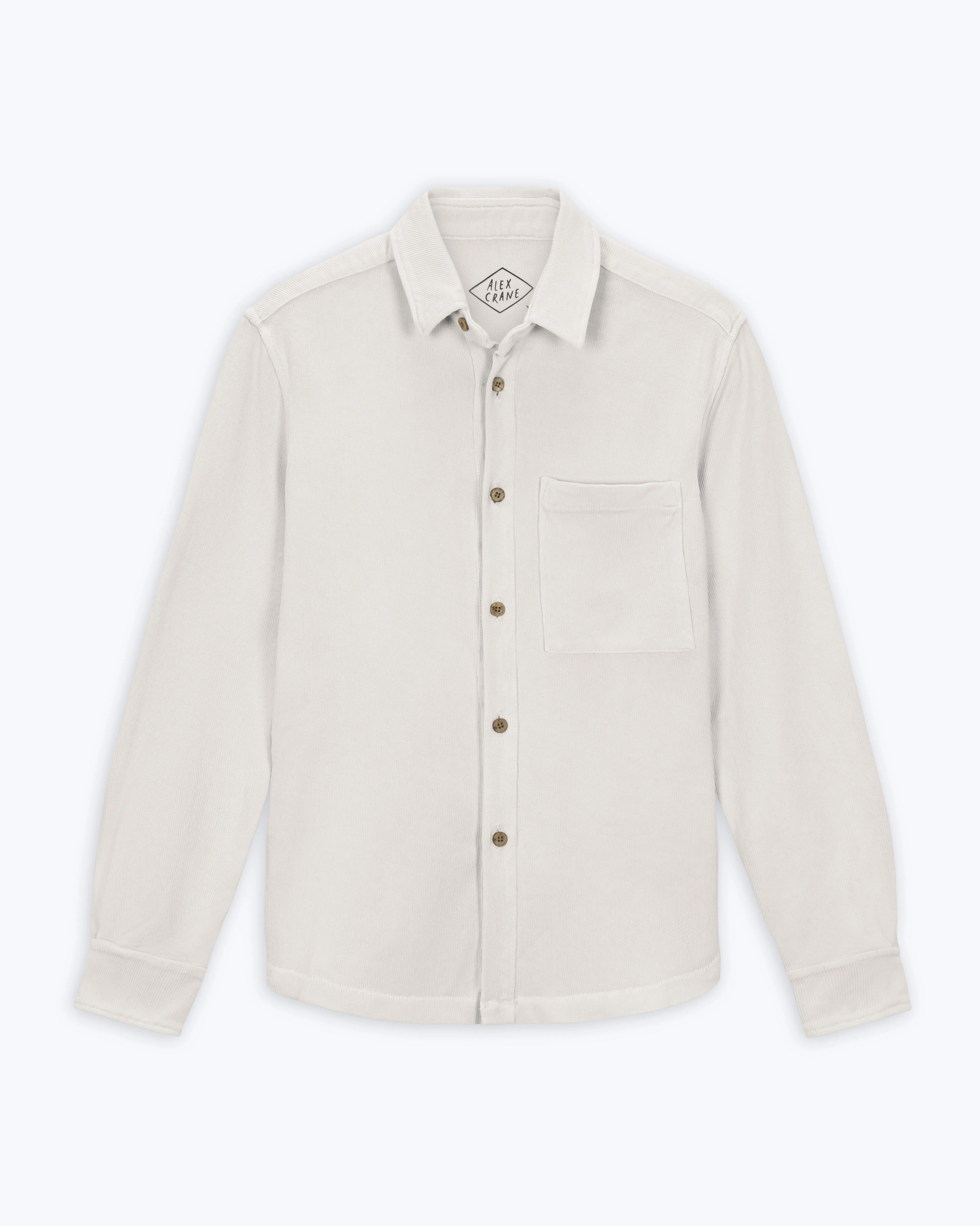 One of One / Caza Knit Shirt Cream sold by Alex Crane