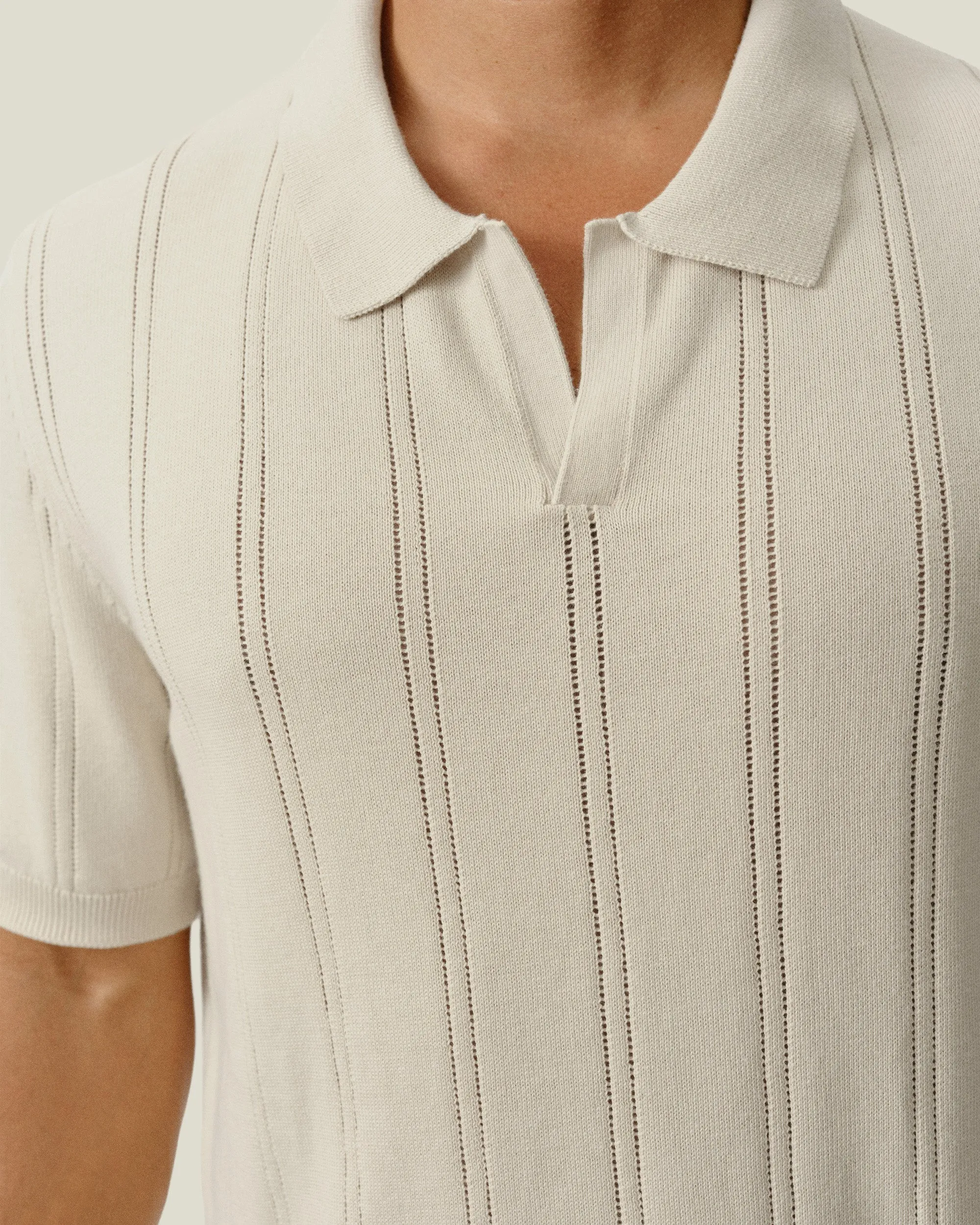 Lolo Drop Needle Sweater Polo / Shell sold by Alex Crane product image thumbnail 4