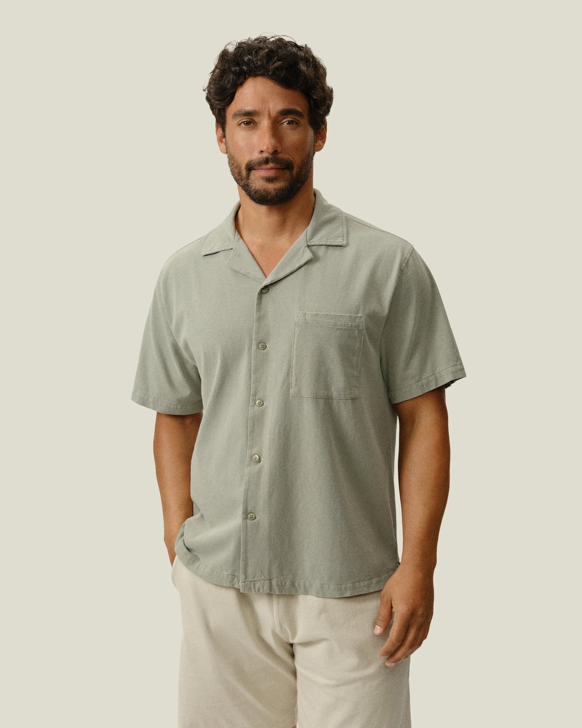 Featherweight Caza Camp Shirt / Riverstone sold by Alex Crane product image thumbnail 2