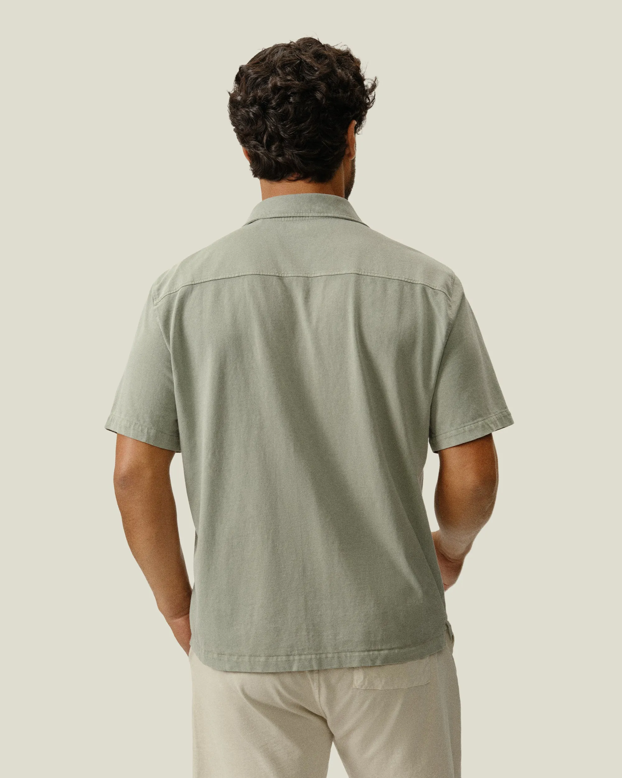 Featherweight Caza Camp Shirt / Riverstone sold by Alex Crane product image thumbnail 5