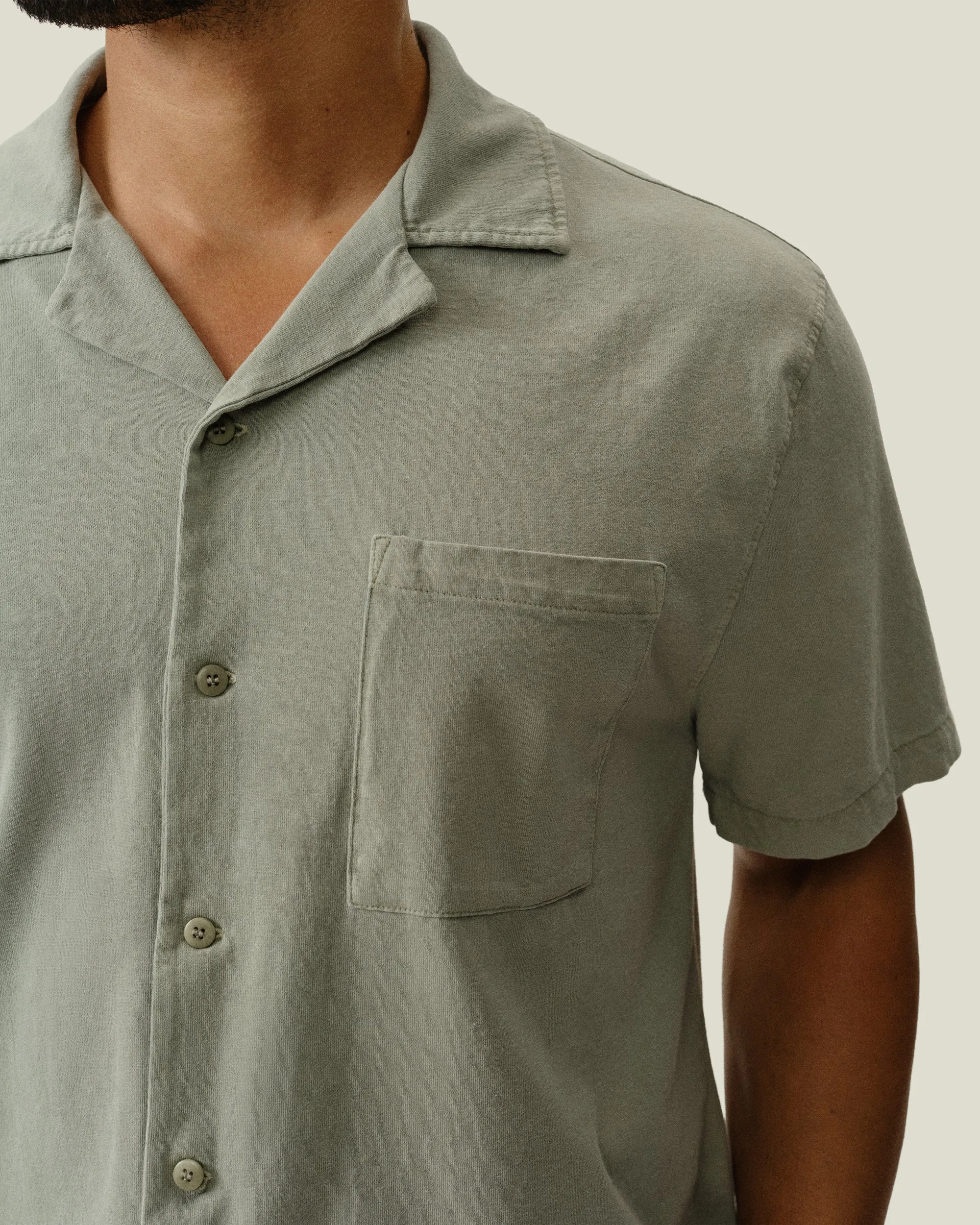 Featherweight Caza Camp Shirt / Riverstone sold by Alex Crane product image thumbnail 3