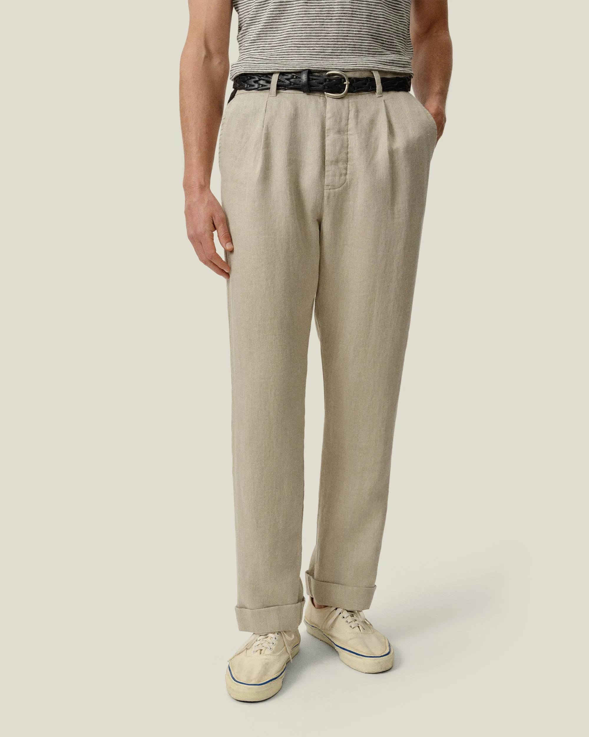 Alta Trousers / Natural Twill sold by Alex Crane product image thumbnail 5