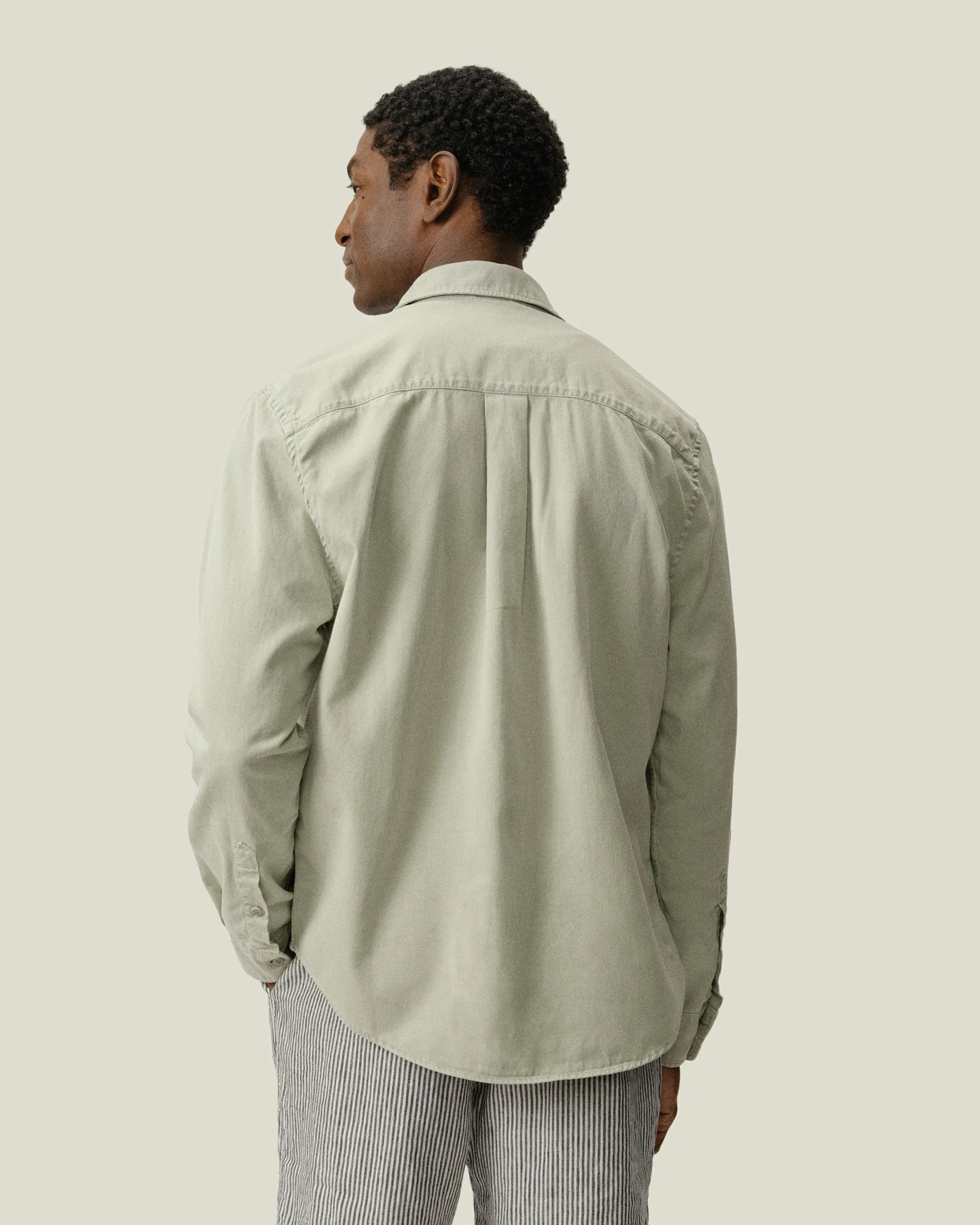 Twill Shirt / Seagrass sold by Alex Crane product image thumbnail 5
