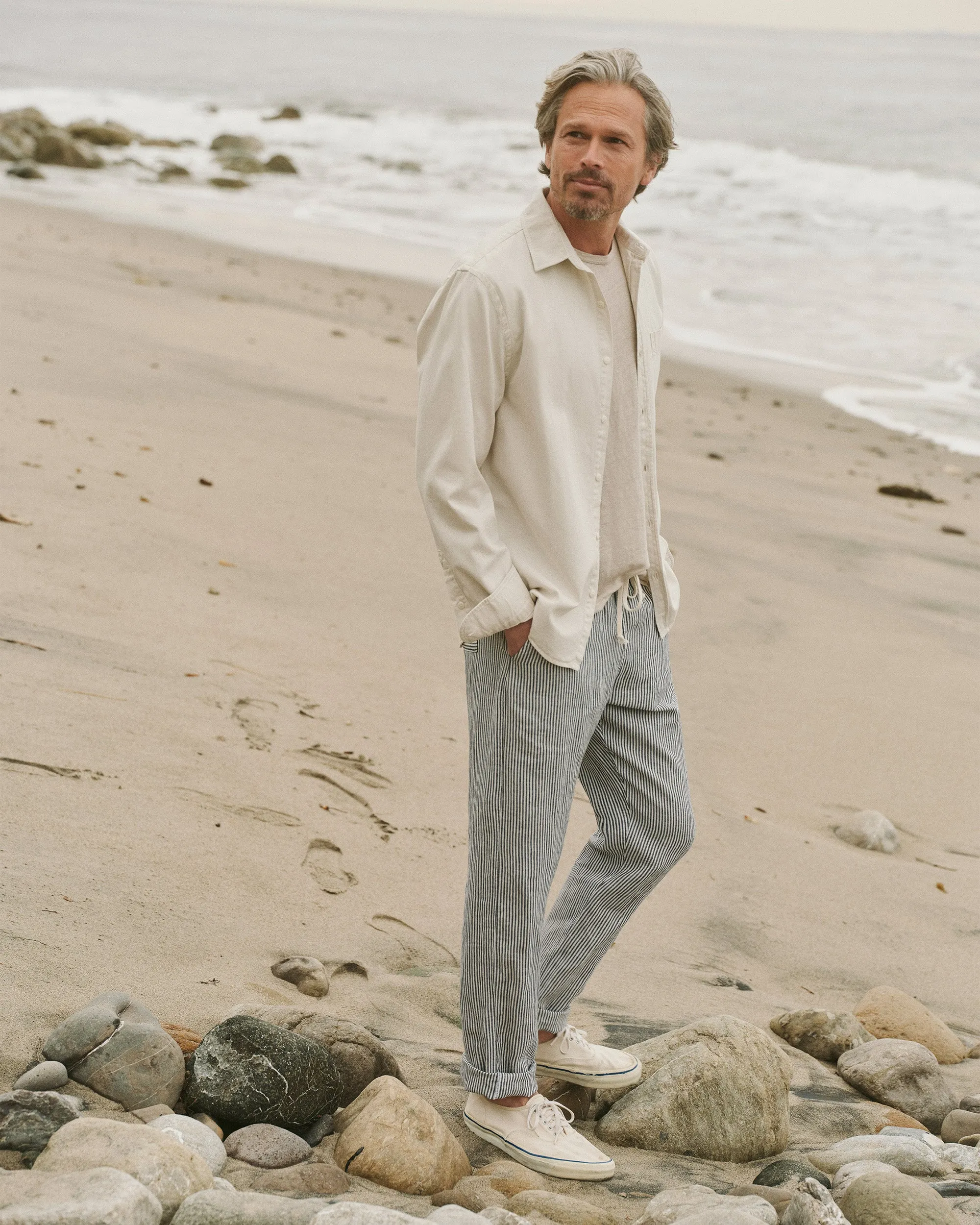 Twill Shirt / Cream sold by Alex Crane product image thumbnail 2