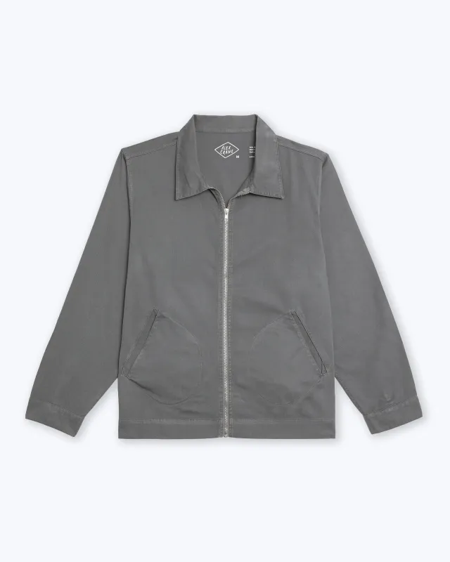 Twill Zip Jacket / Slate made by Alex Crane