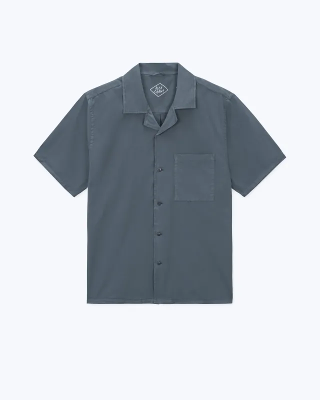 Air Cotton Camp Shirt / Lake made by Alex Crane