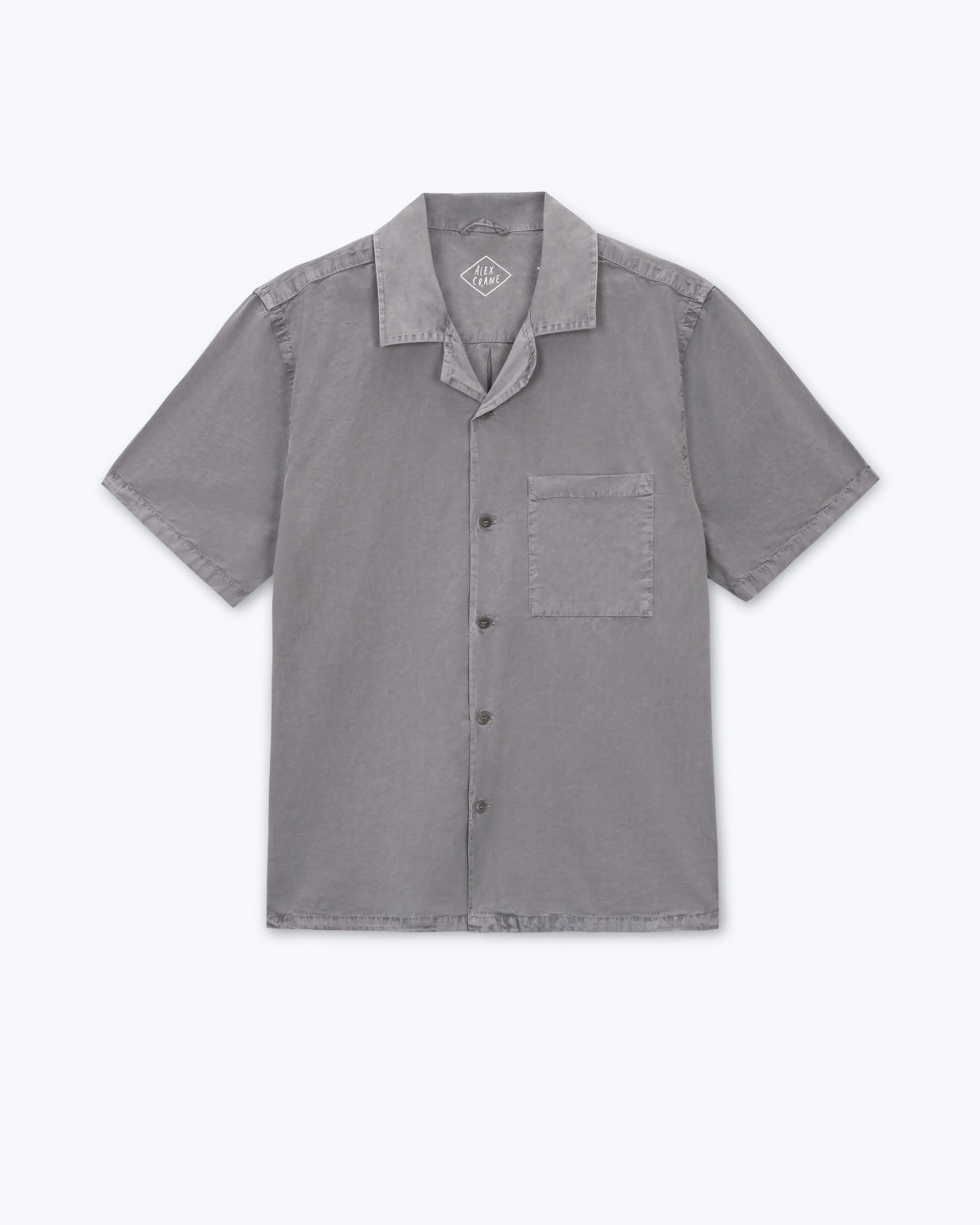 Air Cotton Camp Shirt / Silver sold by Alex Crane