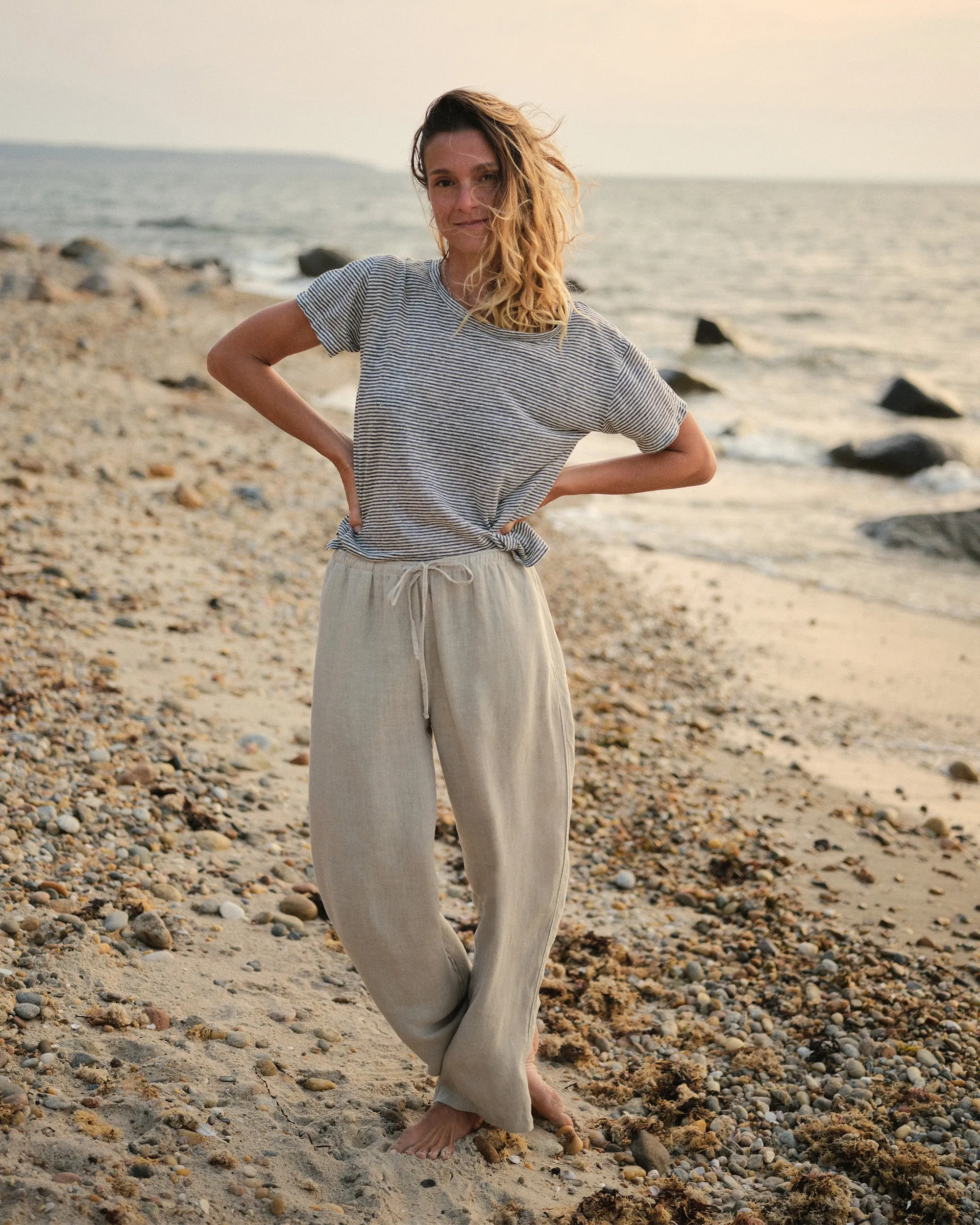 Women's Bo Pants / Bone sold by Alex Crane product image thumbnail 2