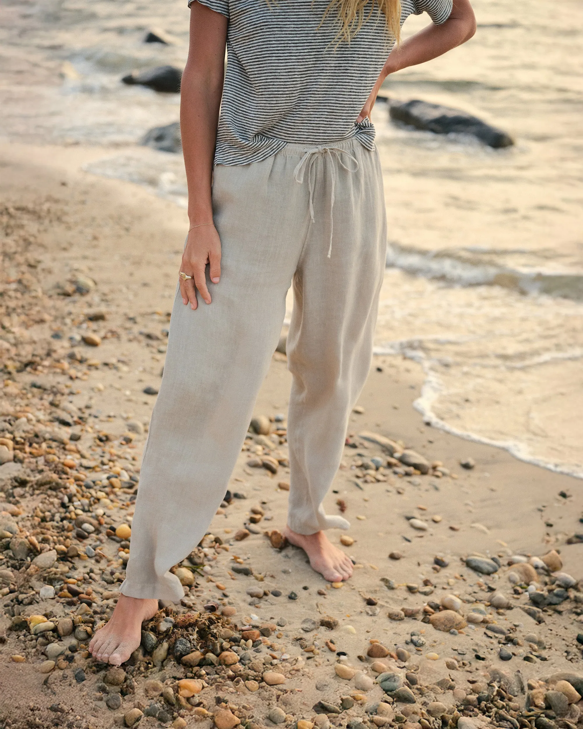 Women's Bo Pants / Bone sold by Alex Crane product image thumbnail 3