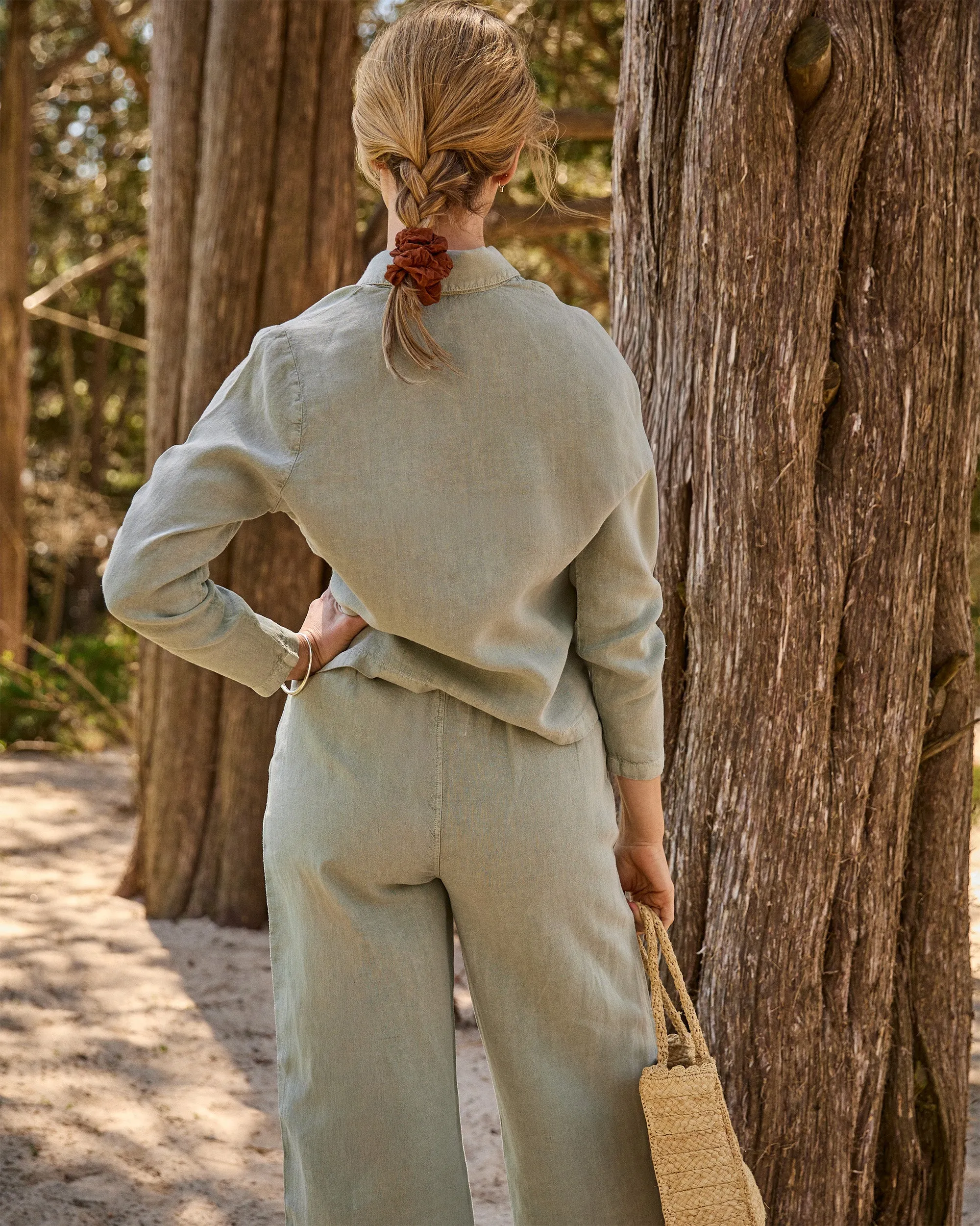 Women's June Button Up / Seagrass sold by Alex Crane product image thumbnail 5