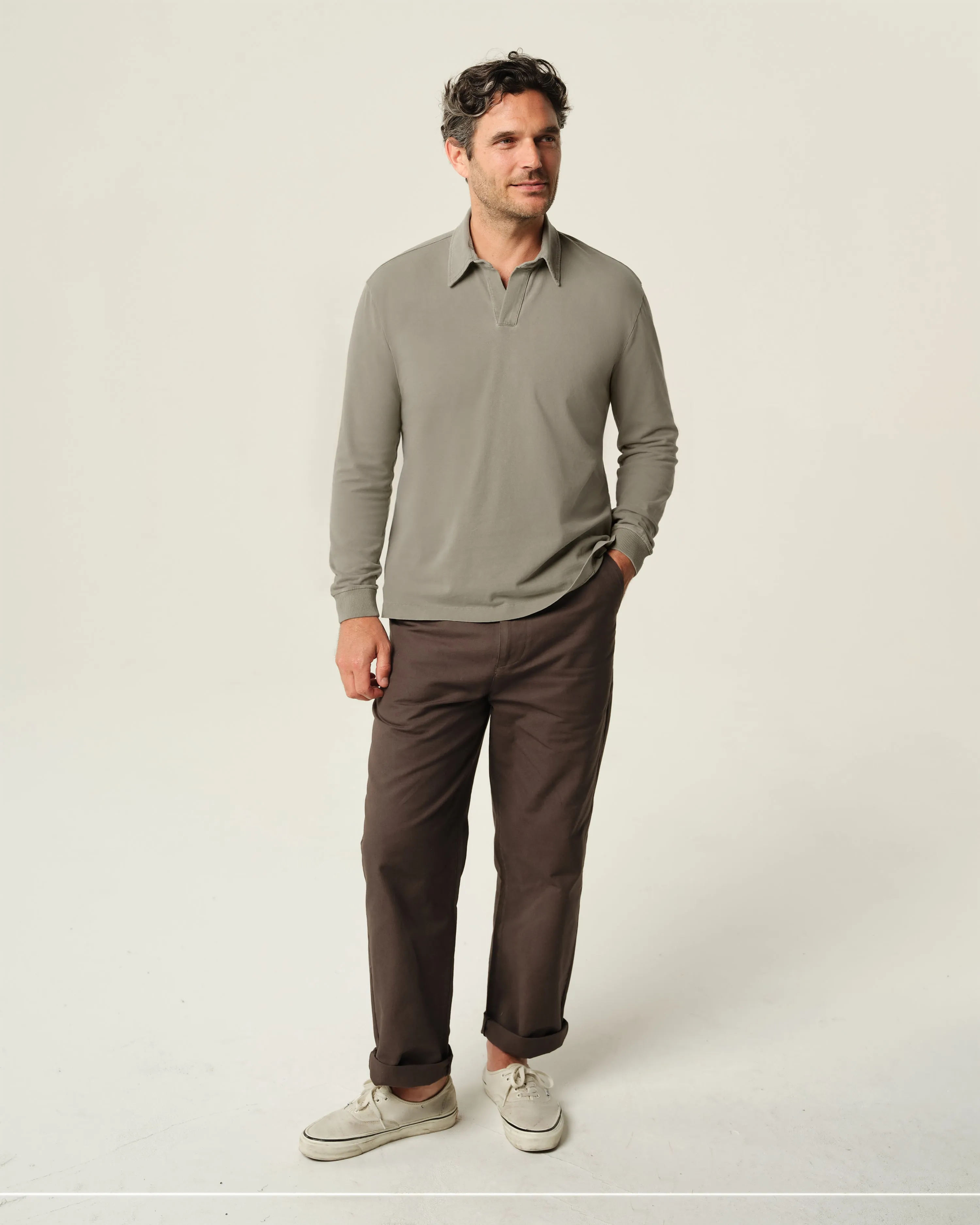 Featherweight Caza Polo / Kelp sold by Alex Crane product image thumbnail 3