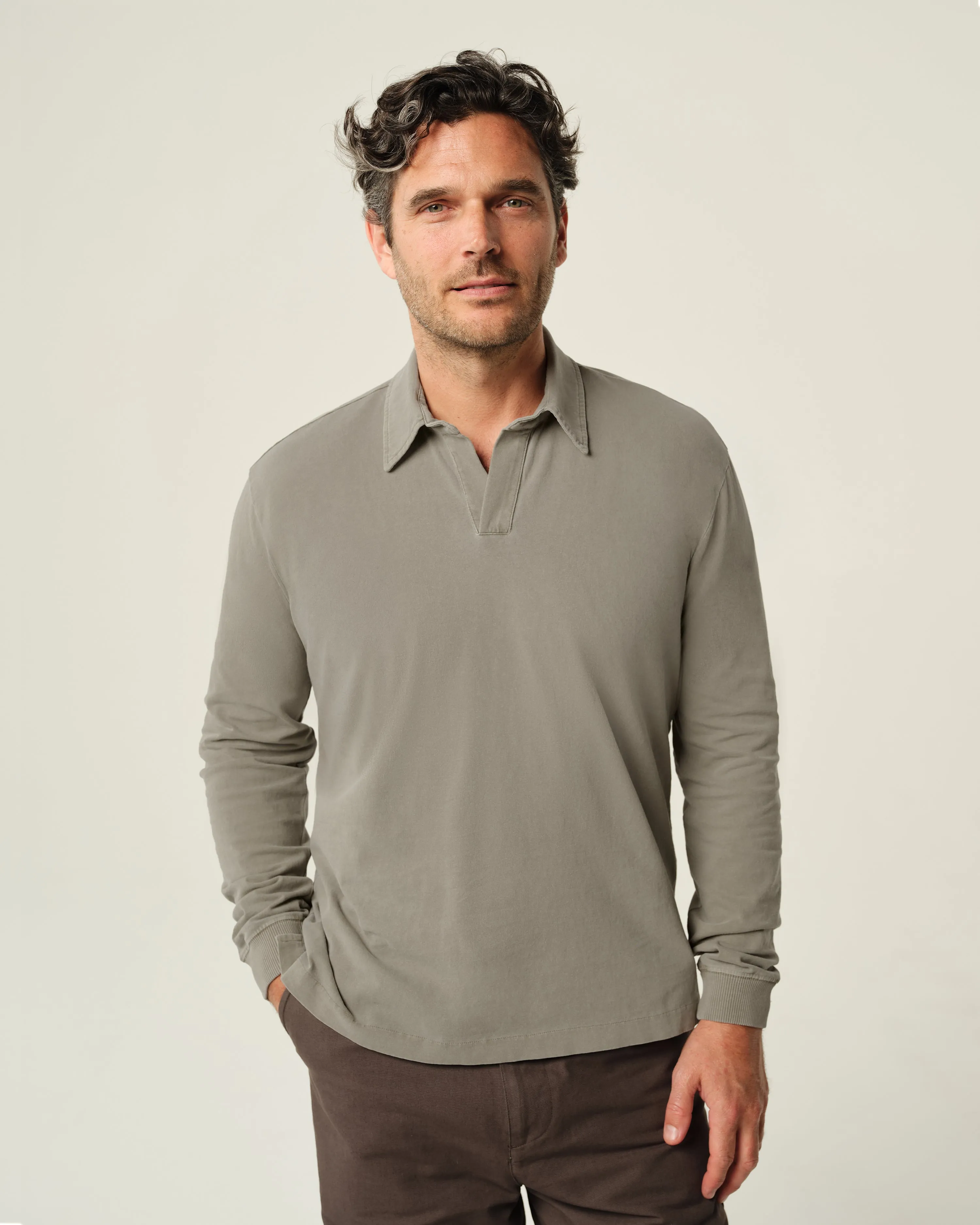 Featherweight Caza Polo / Kelp sold by Alex Crane product image thumbnail 4