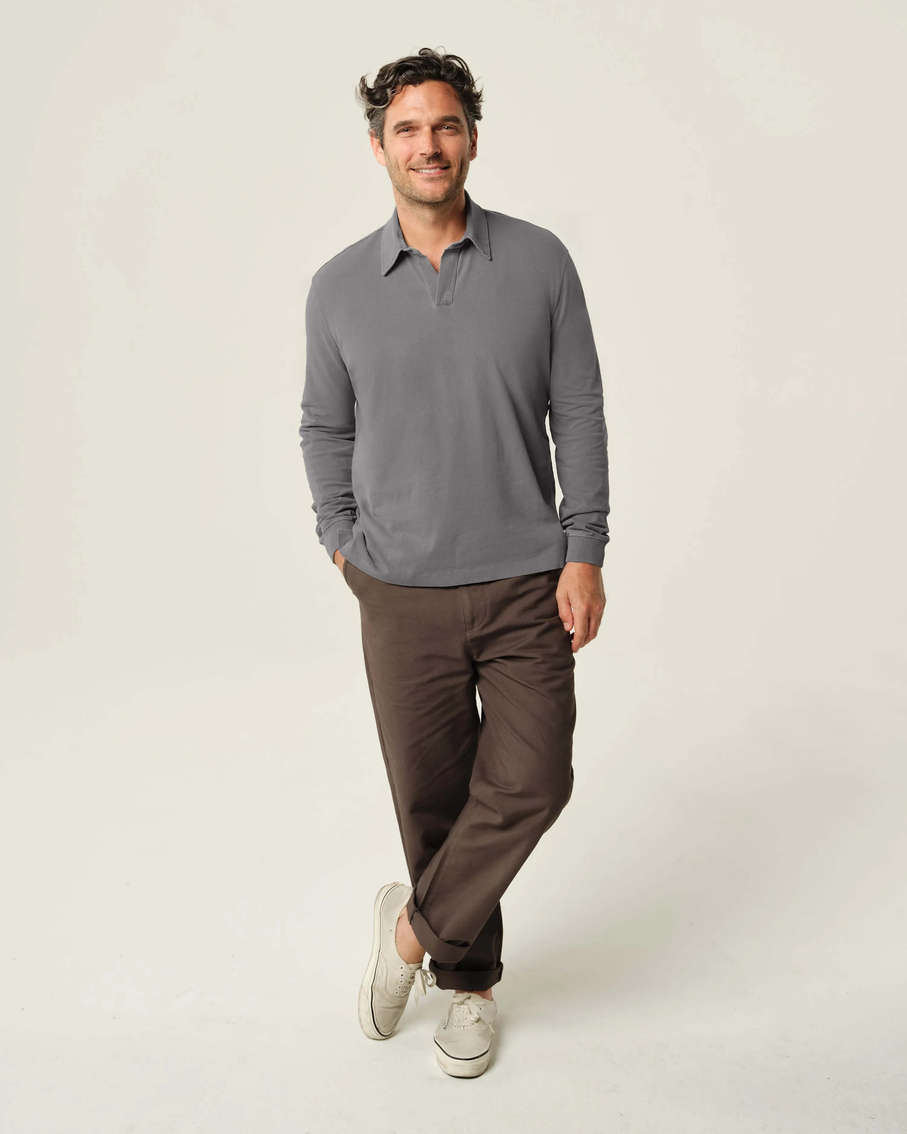 Featherweight Caza Polo / Slate sold by Alex Crane product image thumbnail 3