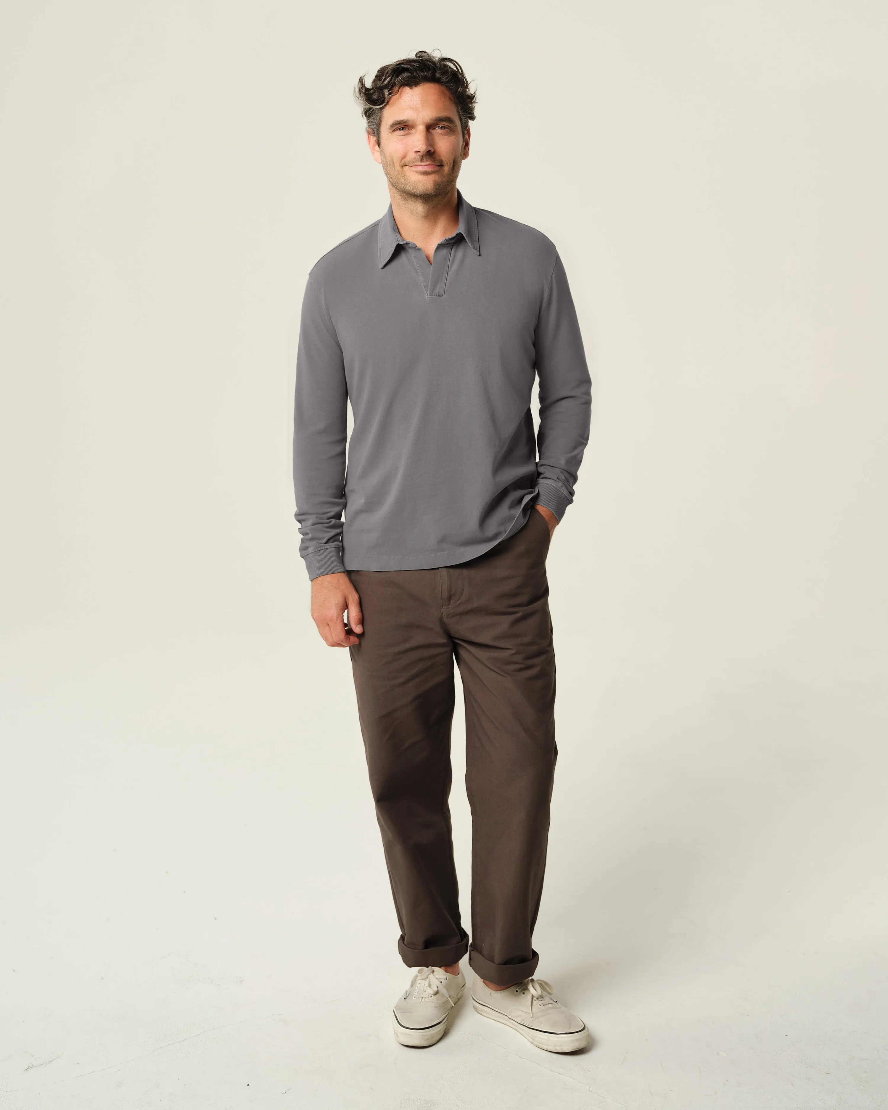 Featherweight Caza Polo / Slate sold by Alex Crane product image thumbnail 2