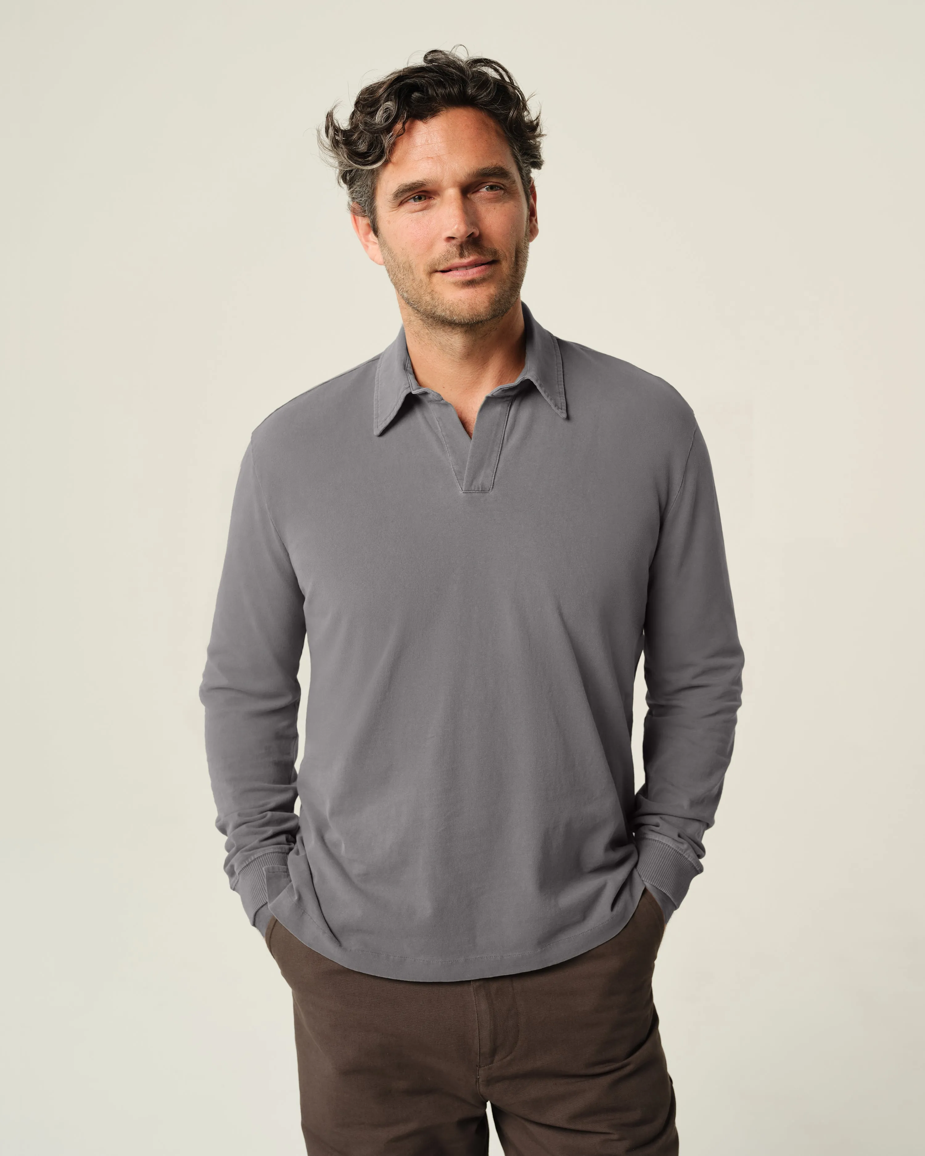 Featherweight Caza Polo / Slate sold by Alex Crane product image thumbnail 5