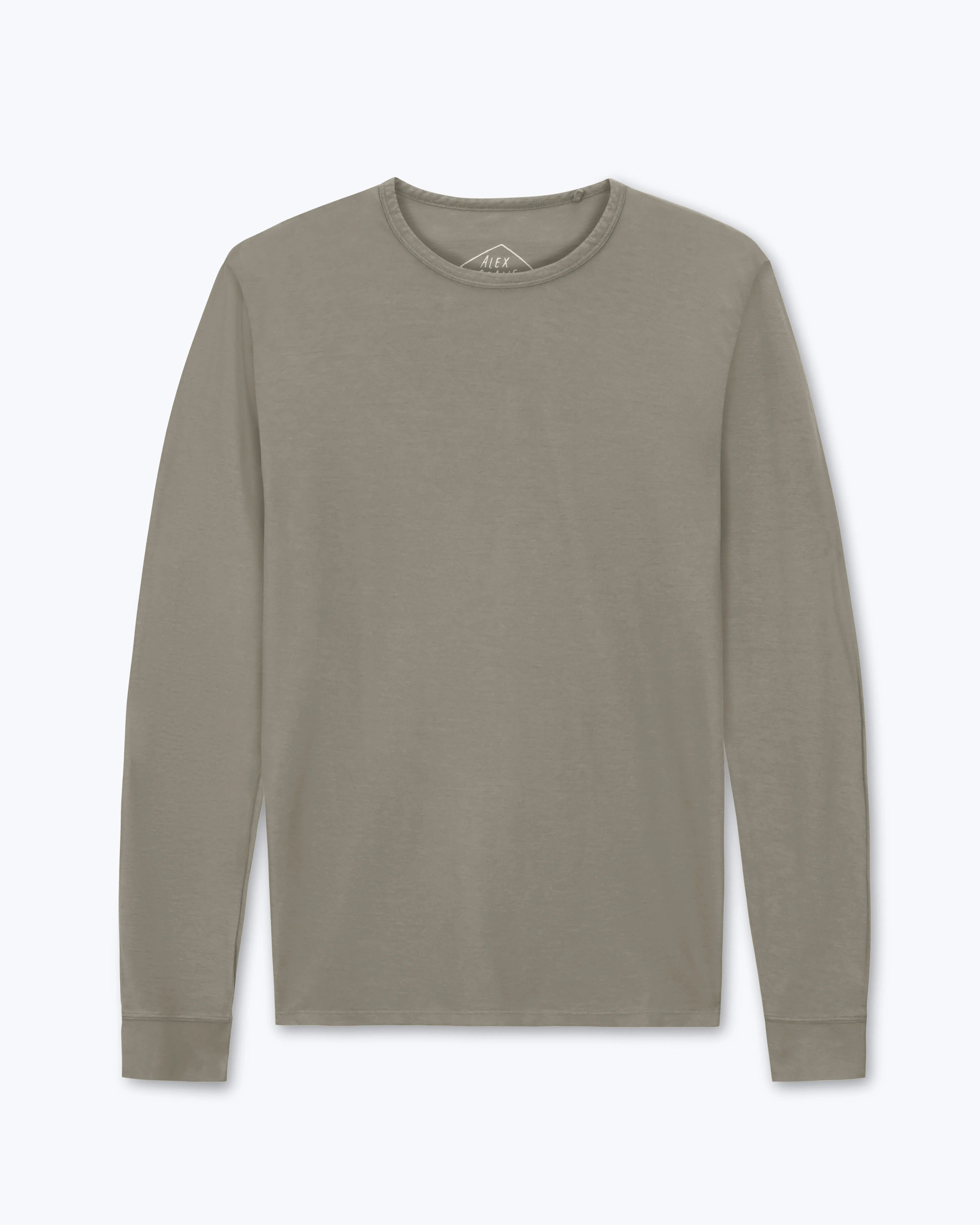 Long Sleeve Crepe Tee / Kelp sold by Alex Crane