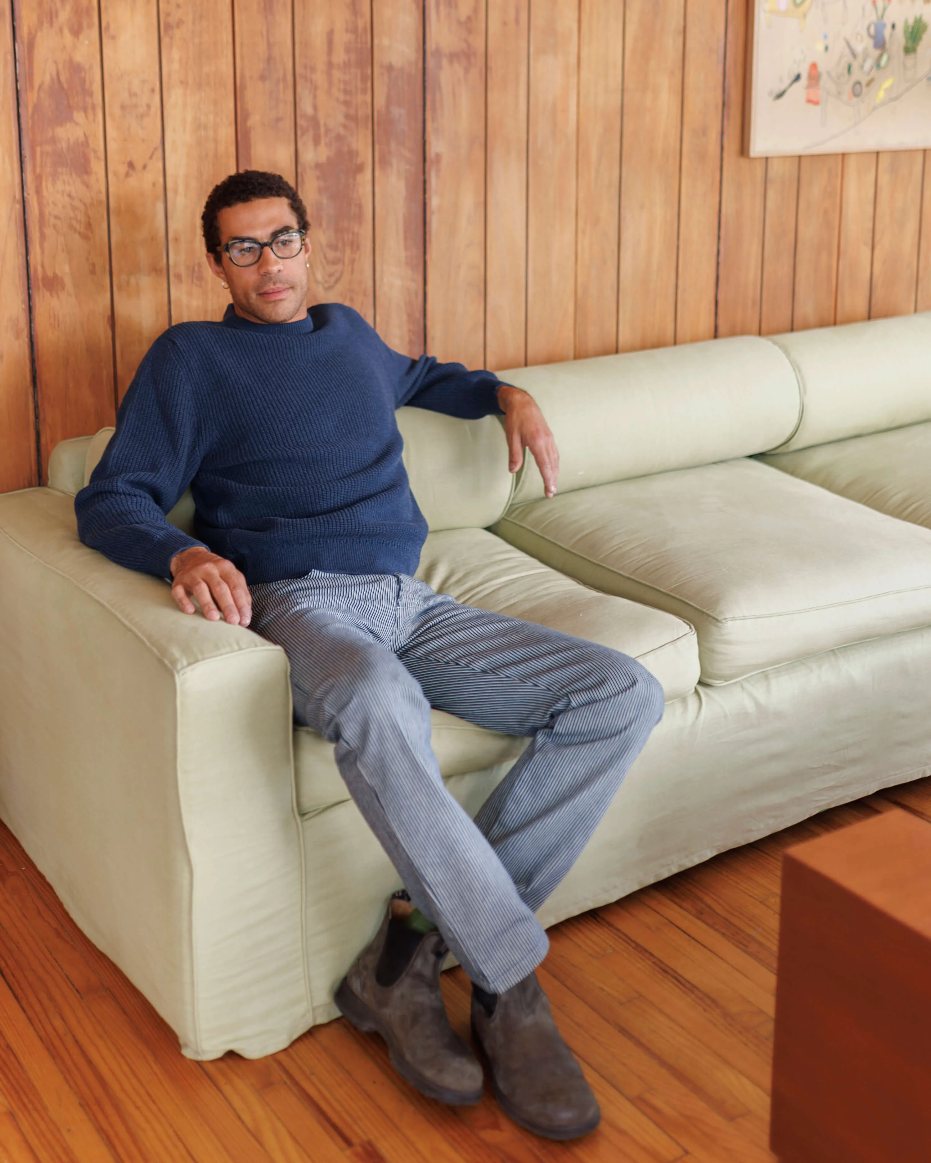 Bay Sweater / Indigo sold by Alex Crane product image thumbnail 4